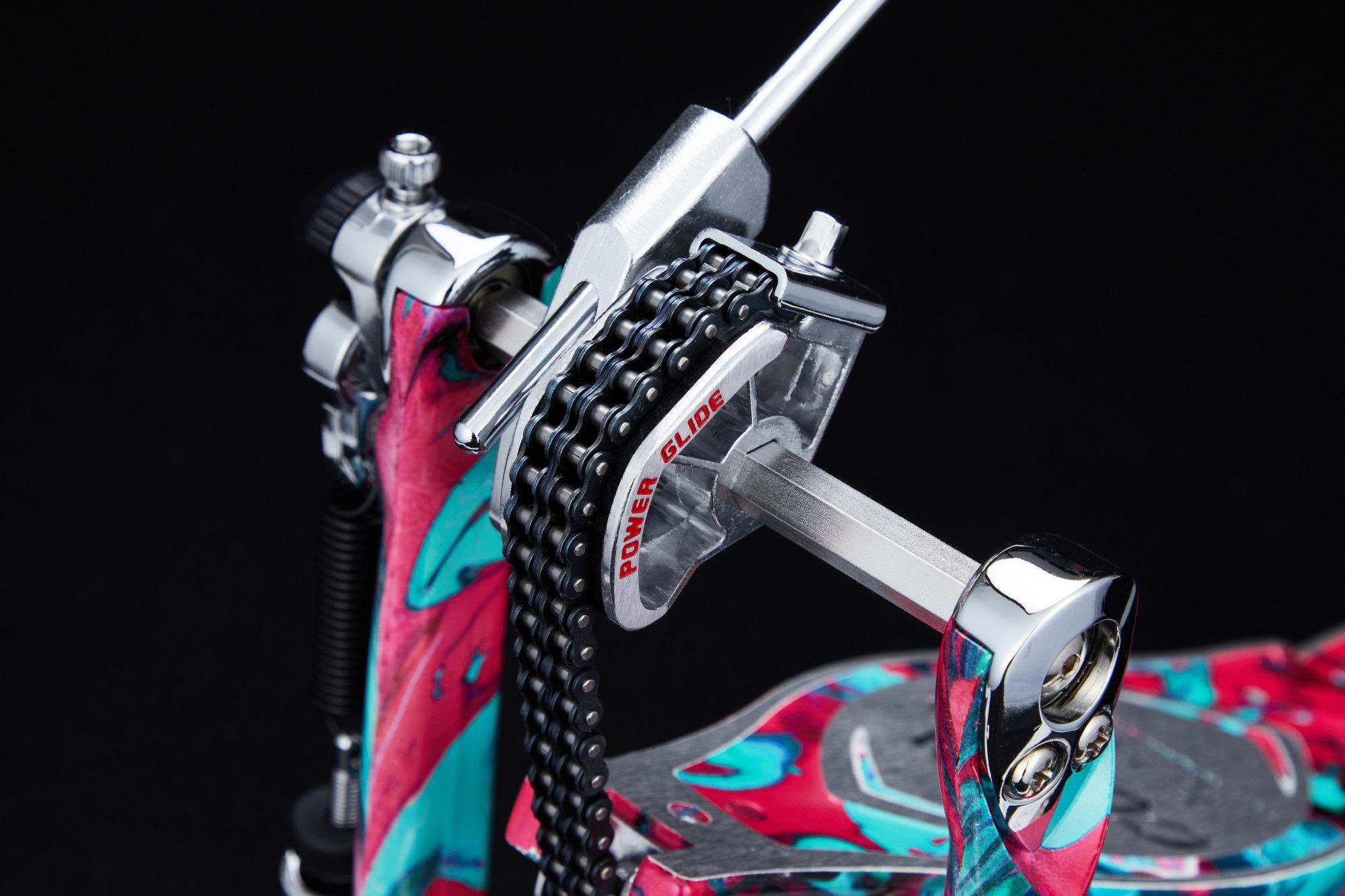 Tama 50th Limited Iron Cobra 900 Marble Coral Swirl Power Glide Twin P (obrázek 4)