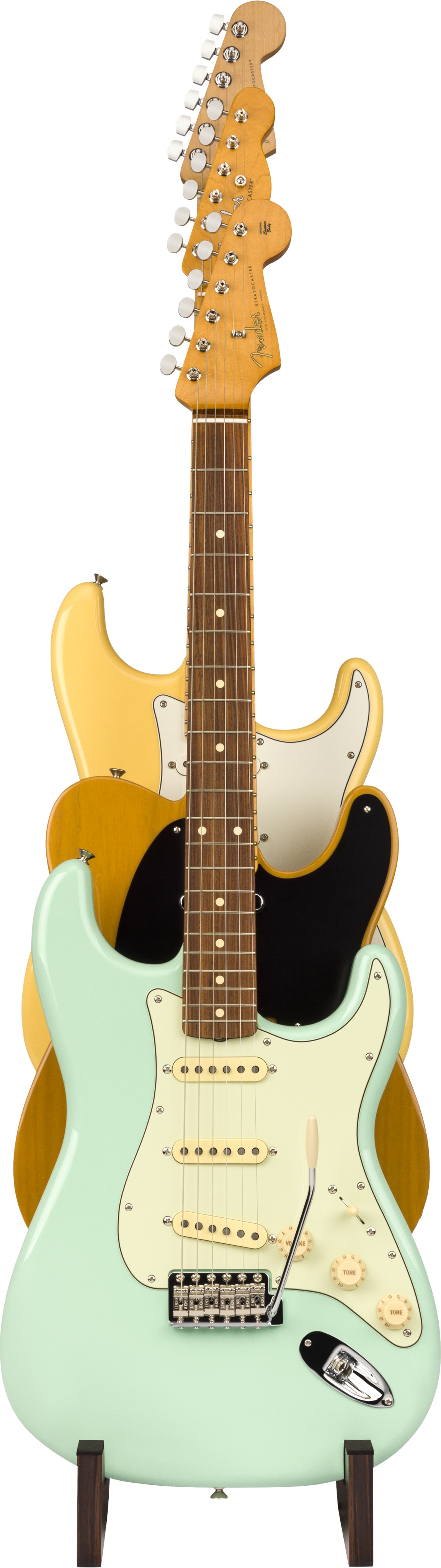 Fender Deluxe Wooden 3-Tier Multi Stand (obrázek 5)