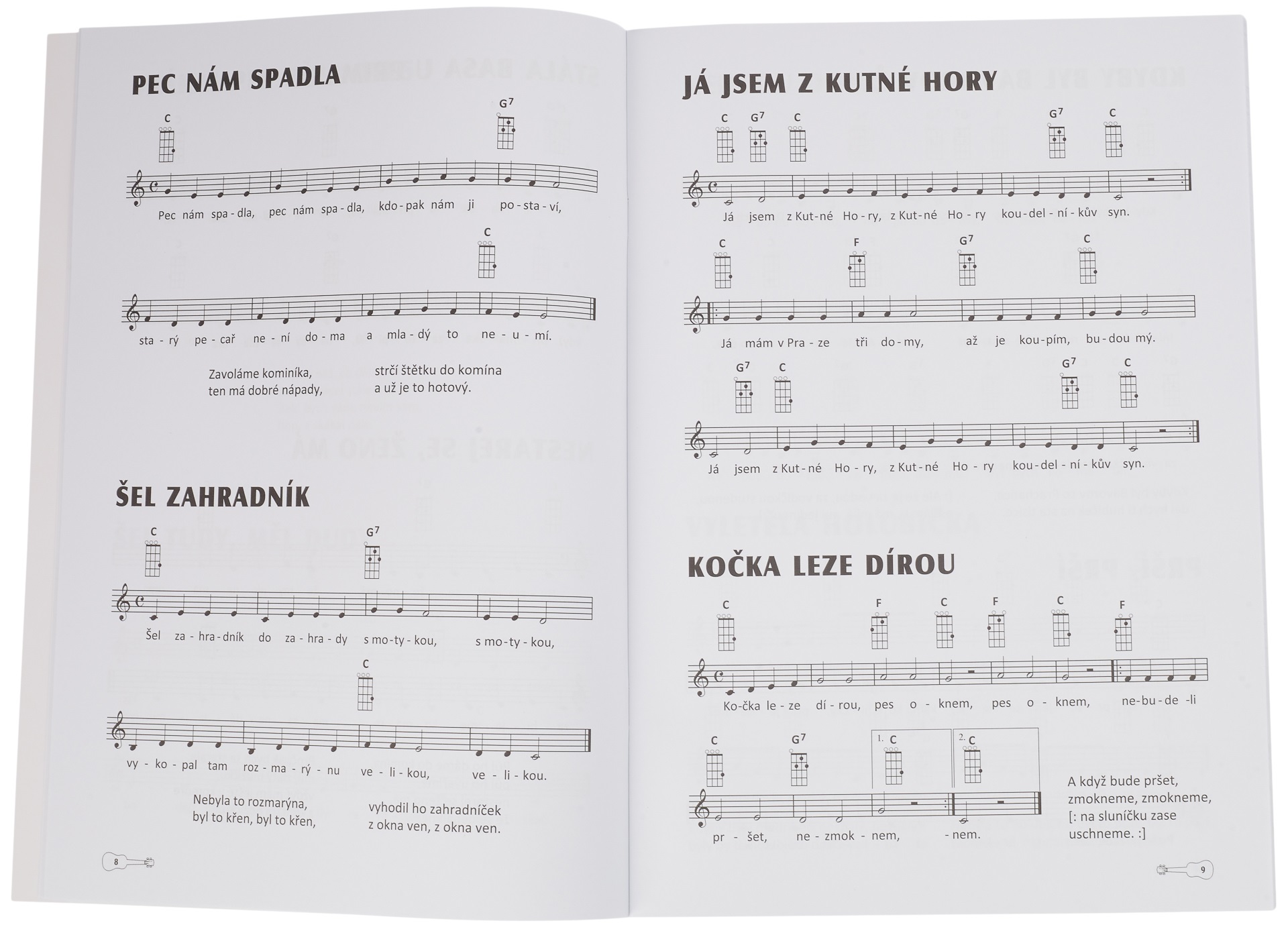 KN Lidovky pro ukulele na tři akordy - Ondřej Šárek (obrázek 3)