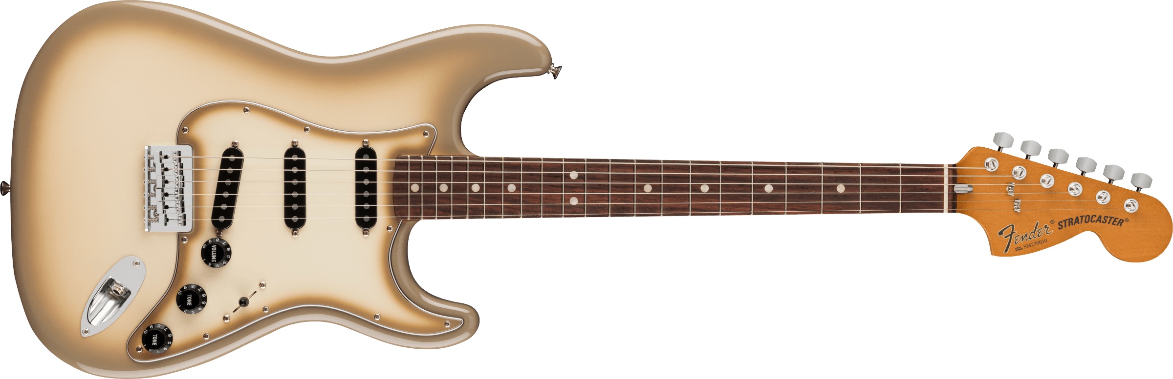 Levně Fender 70th Anniversary Antigua Stratocaster RW AN