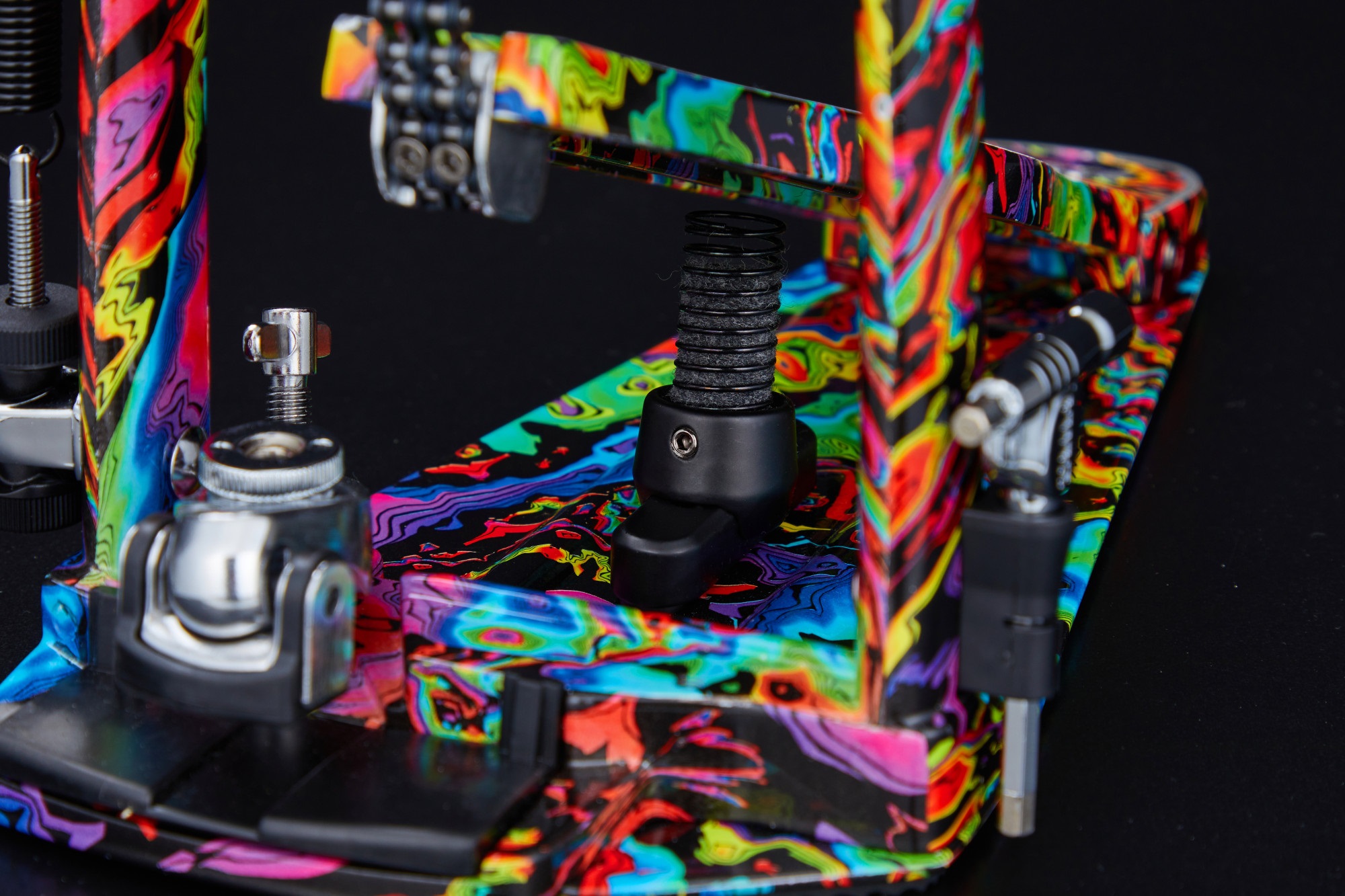 Tama 50th Limited Iron Cobra 900 Marble Psychedelic Rainbow Power Glid (obrázek 6)