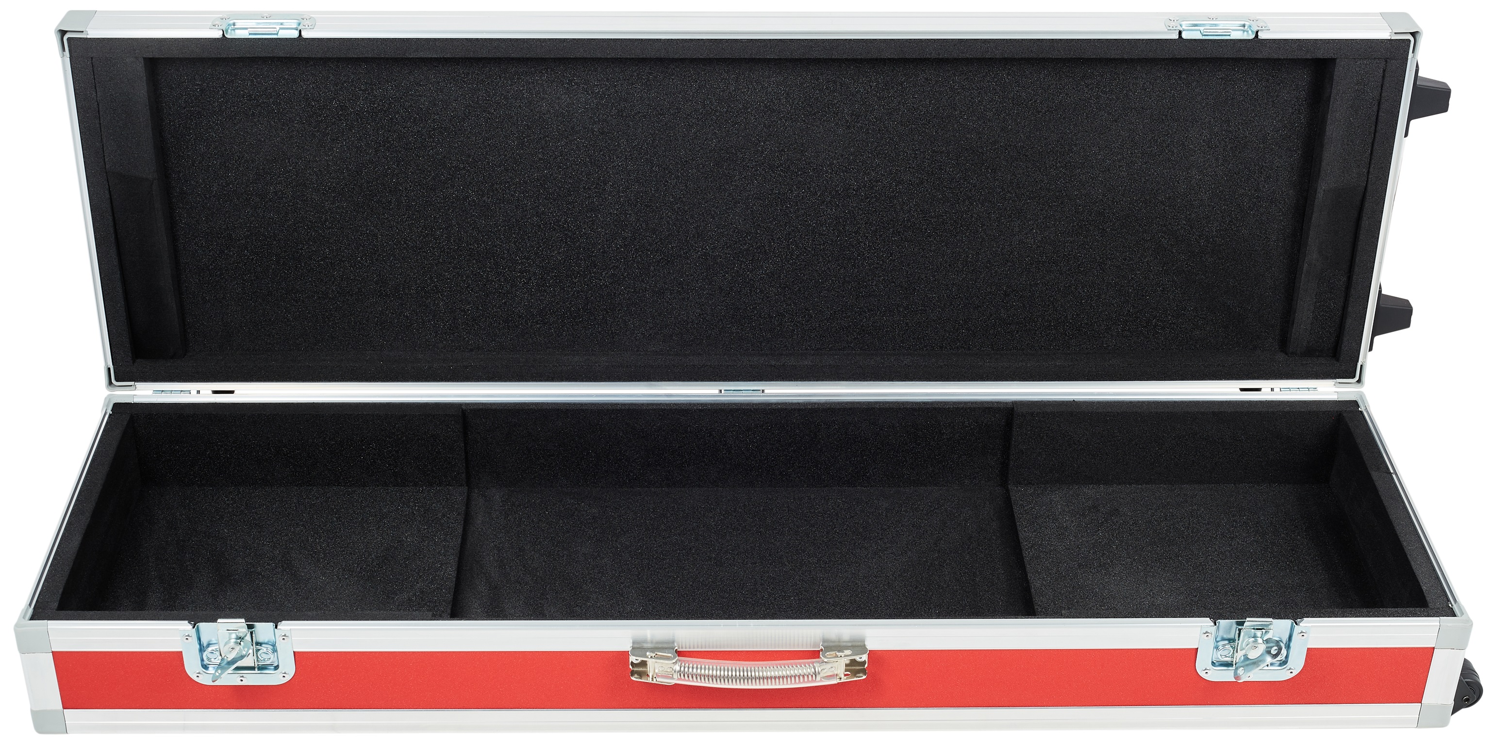 Razzor Cases FUSION Roland Juno DS 88 Case RED s prodlouženými kolečky (obrázek 6)