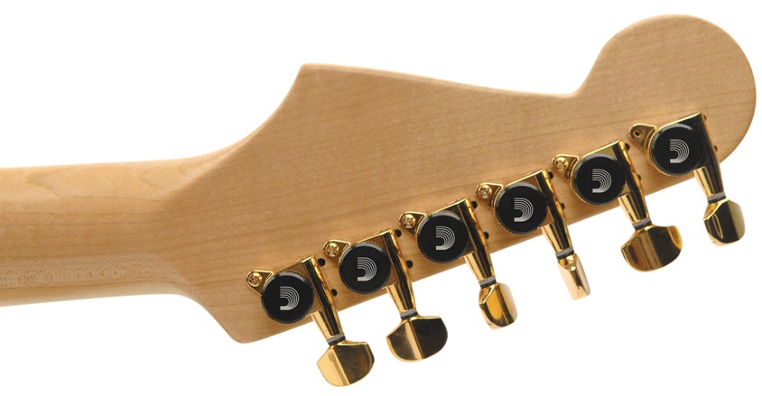 D'Addario PWAT-6R3 Auto-Trim Locking Tuning Machines, 6 In-Line setup, (obrázek 3)