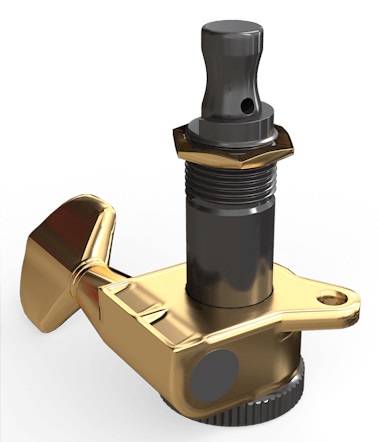 Levně D'Addario PWAT-6R3 Auto-Trim Locking Tuning Machines, 6 In-Line setup,