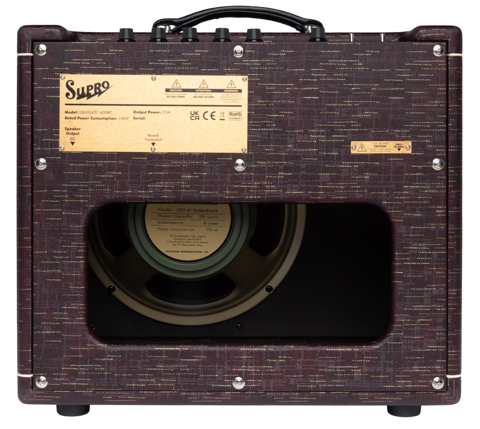 Supro Delegate Custom Burgundy Gold Scandia (obrázek 5)