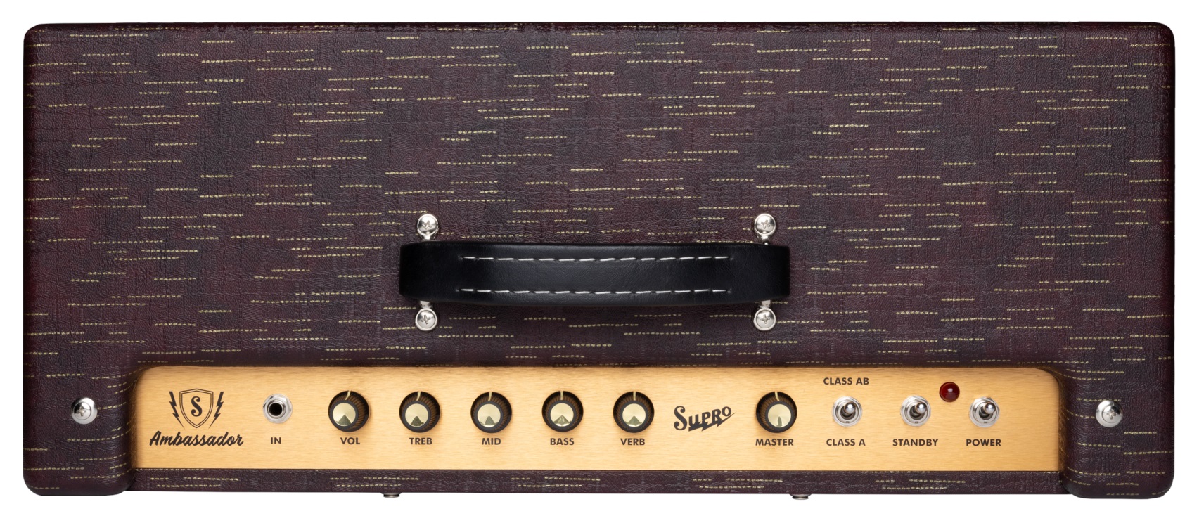 Supro Ambassador Custom Burgundy Gold Scandia (obrázek 4)