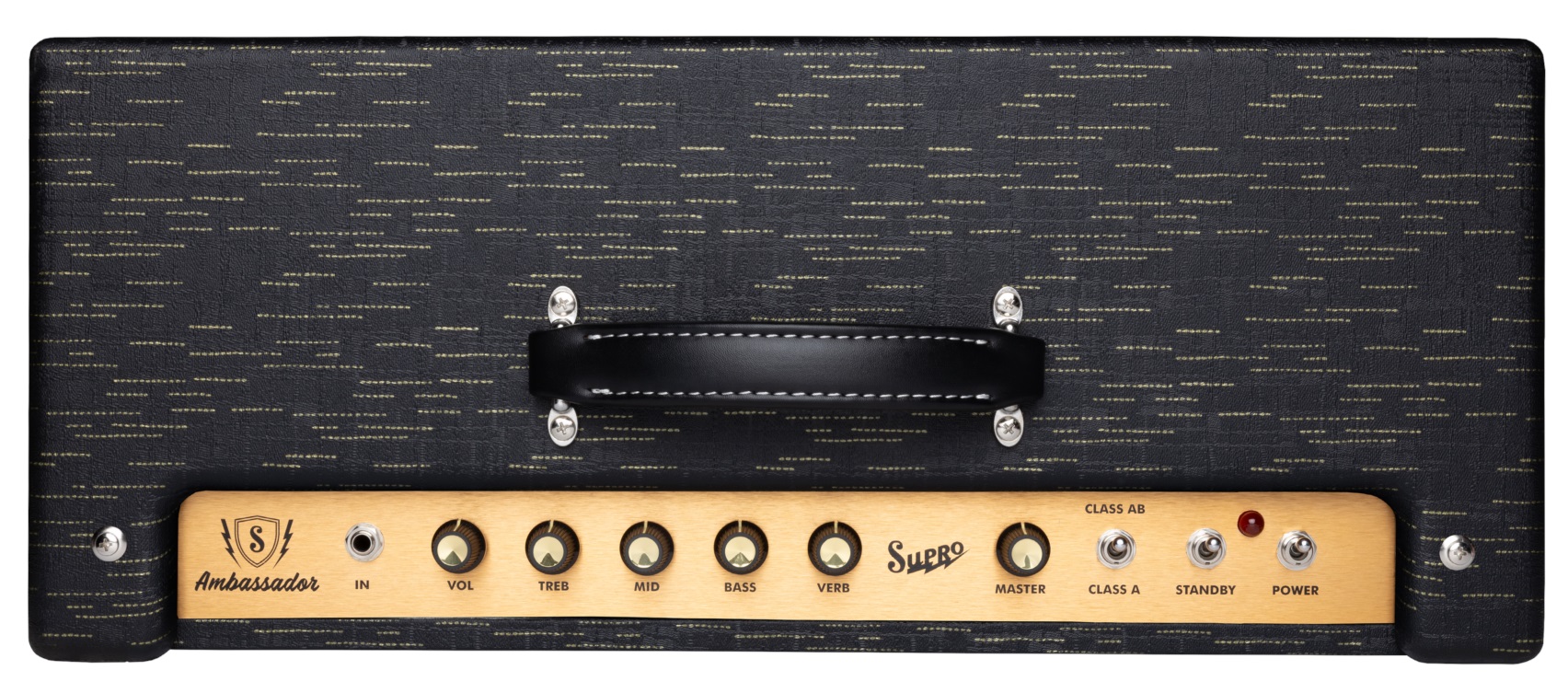 Supro Ambassador Custom Black Gold Scandia (obrázek 4)