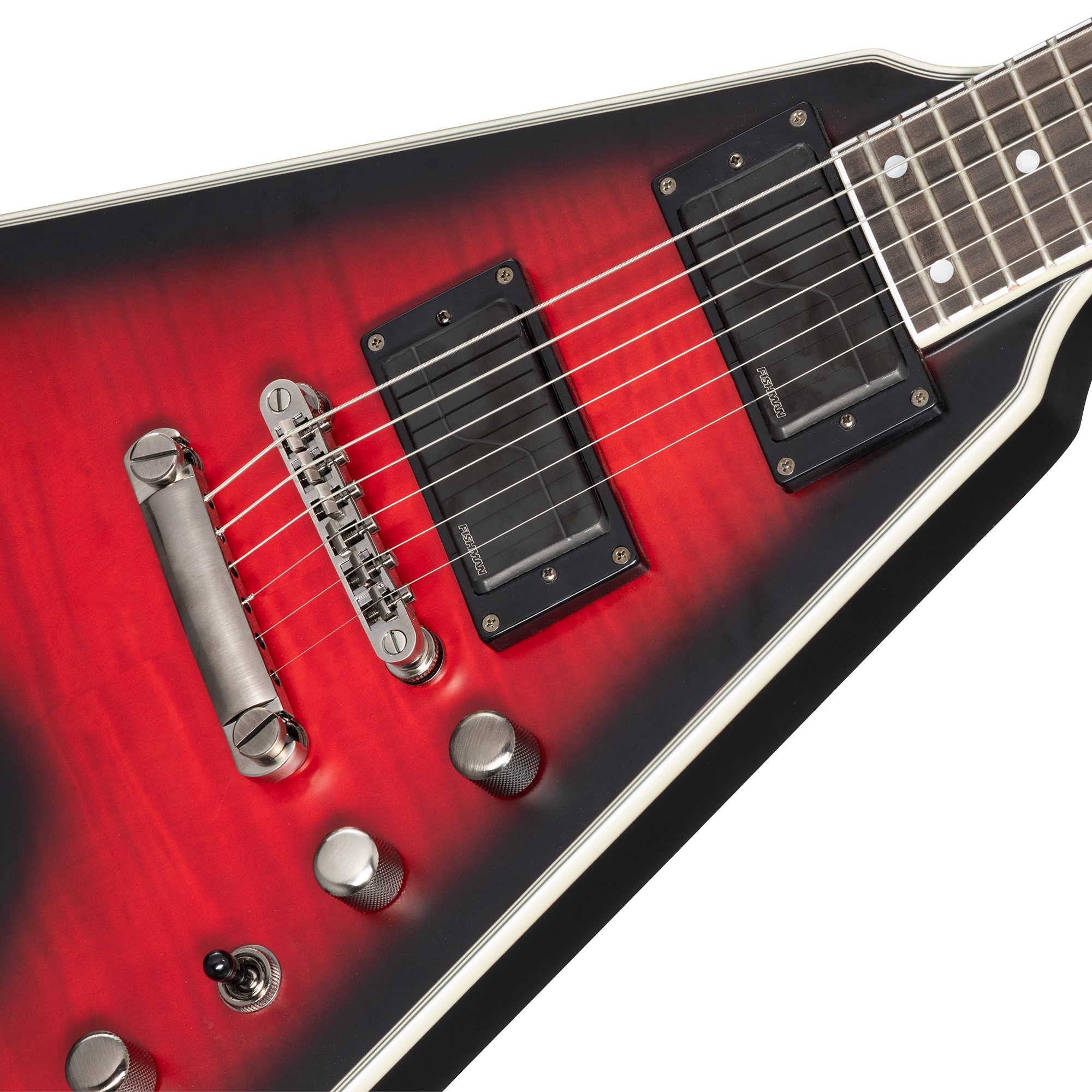 Epiphone Dave Mustaine Flying V Prophecy Aged Dark Red Burst (obrázek 3)