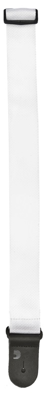 D'Addario Polypropylene Guitar Strap White (obrázek 3)