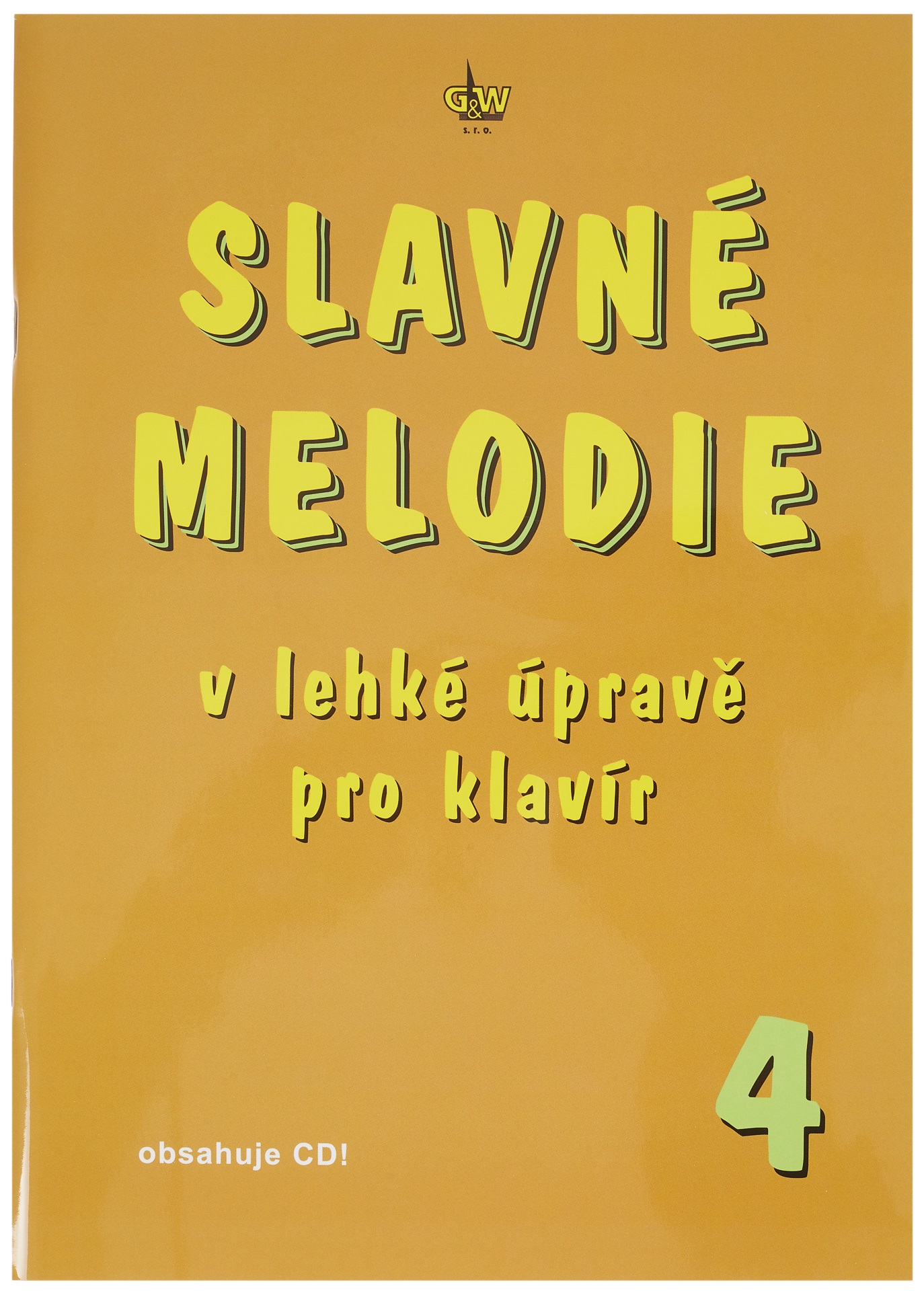 KN Slavné melodie v lehké úpravě pro klavír 4.díl