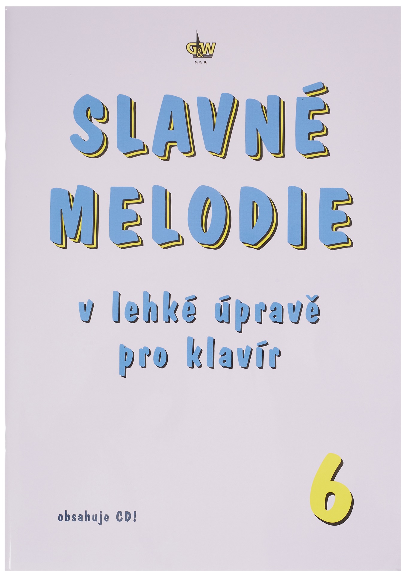 Levně KN Slavné melodie v lehké úpravě pro klavír 6.díl