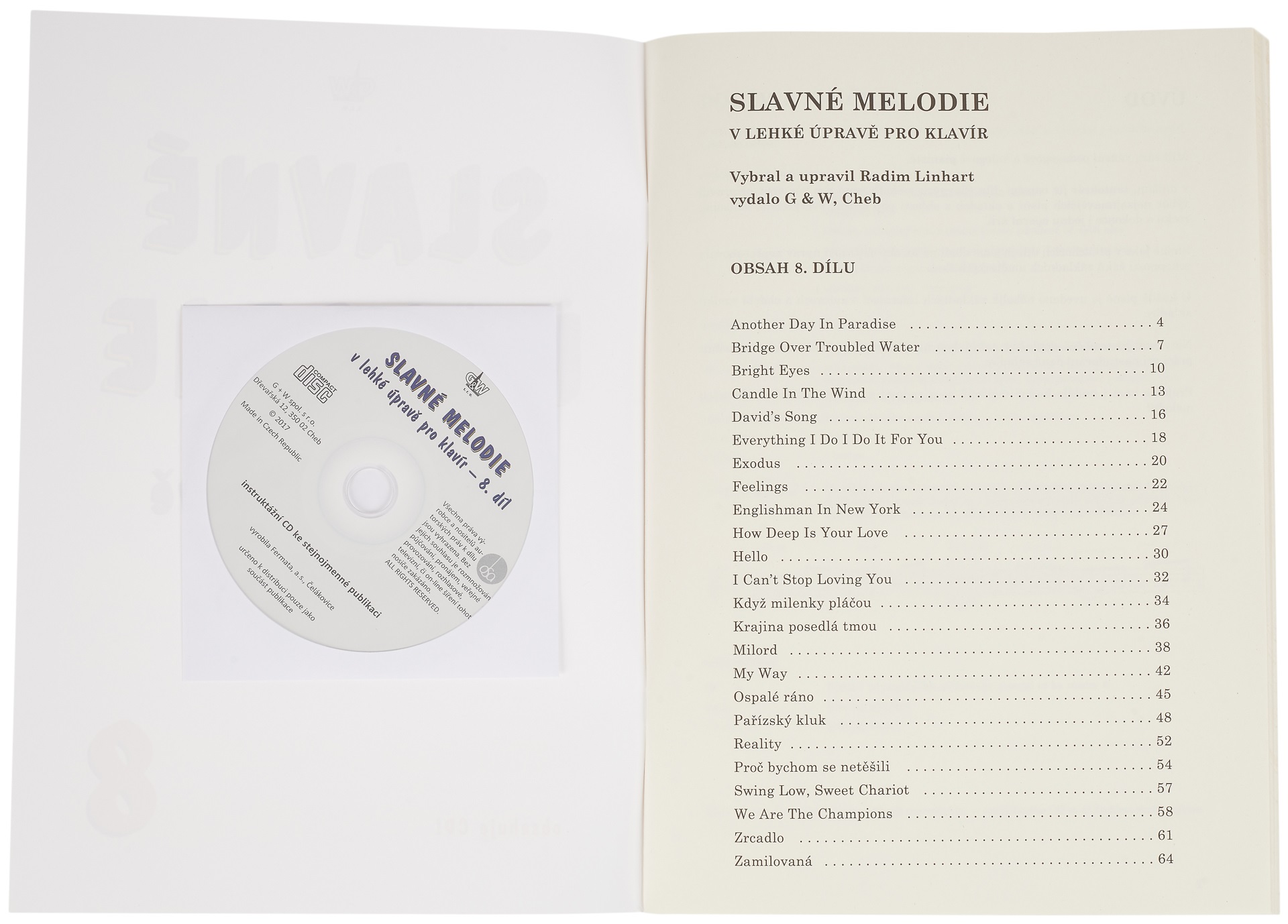 KN Slavné melodie v lehké úpravě pro klavír 8. díl (obrázek 3)