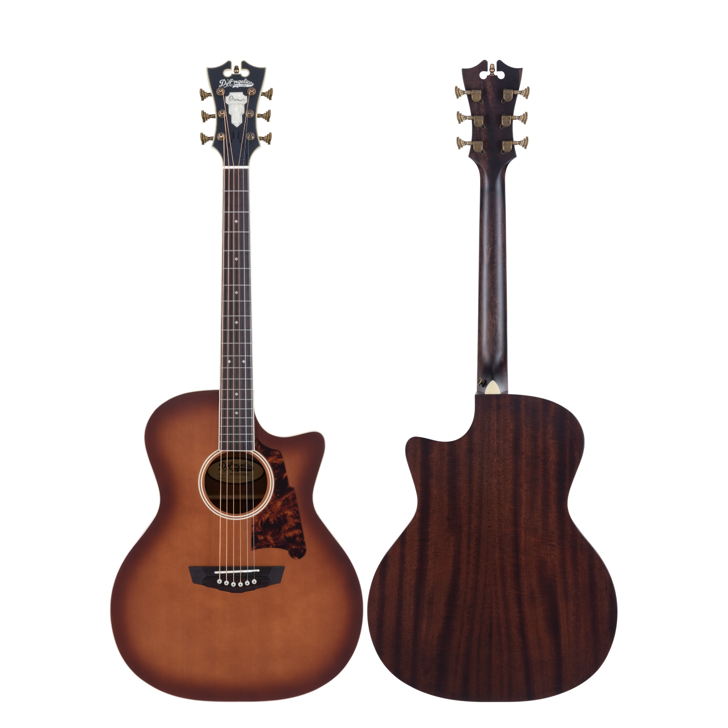D'Angelico Premier Gramercy Grand Auditorium CE Caramel Burst (obrázek 6)