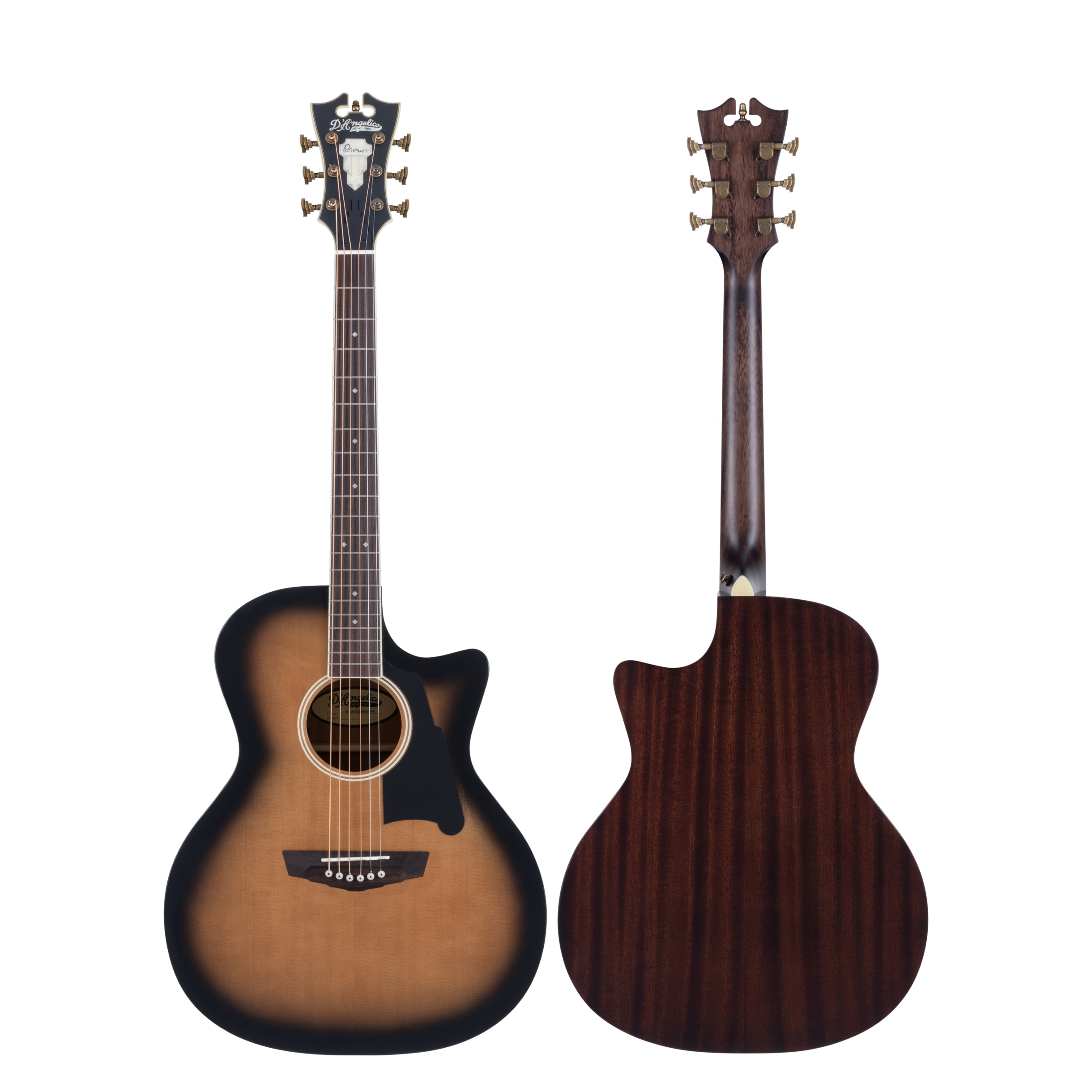 D'Angelico Premier Gramercy Grand Auditorium CE Aged Burst (obrázek 6)