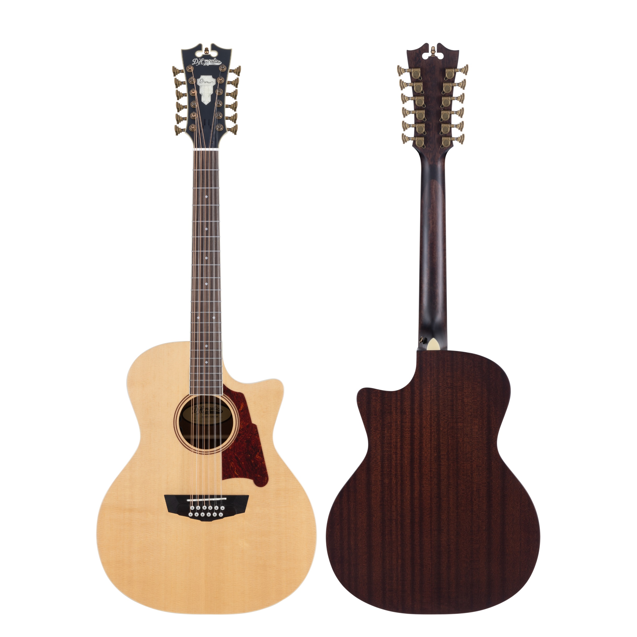 D'Angelico Premier Fulton Grand Auditorium 12-String CE Natural (obrázek 6)