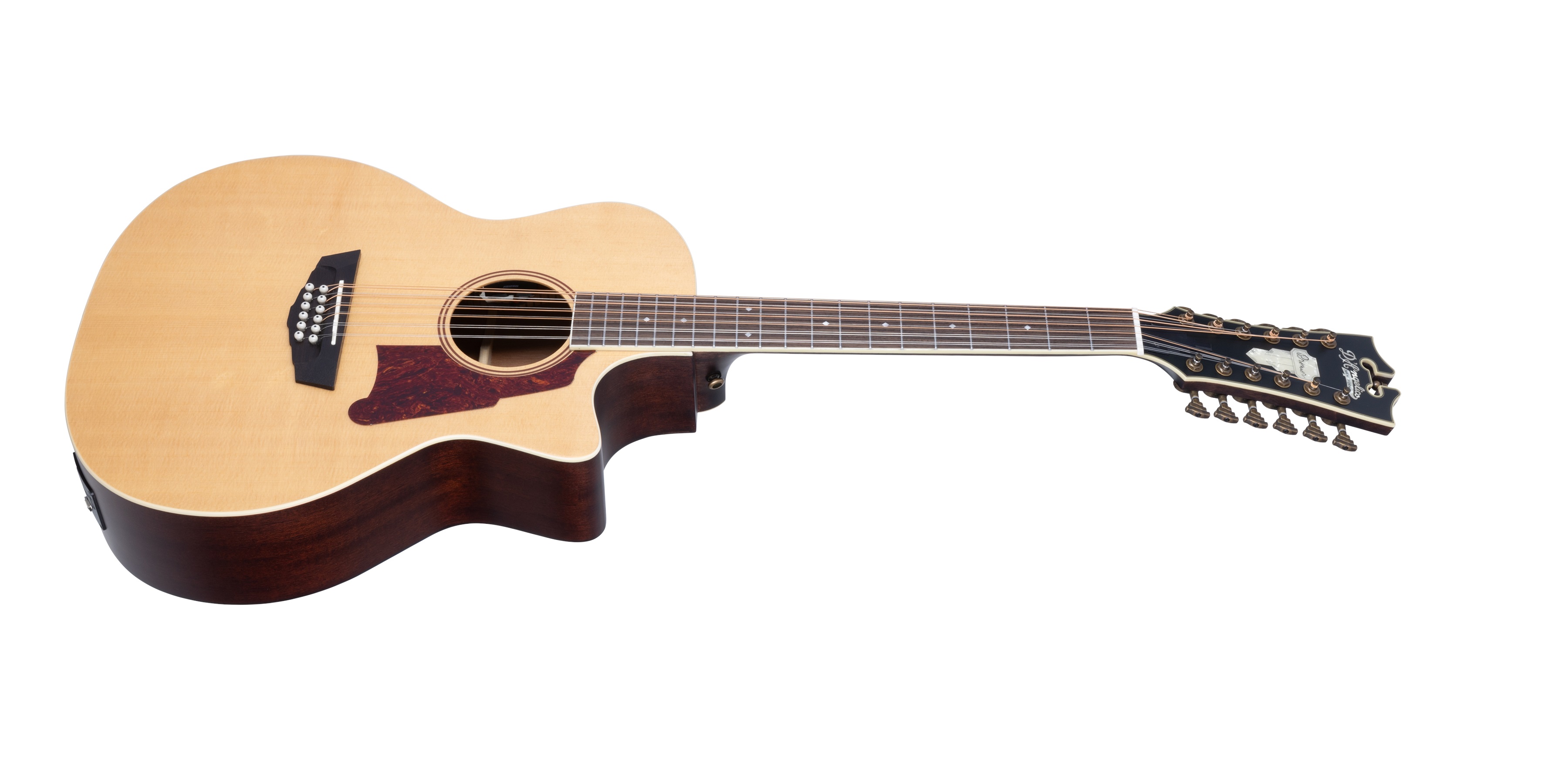 D'Angelico Premier Fulton Grand Auditorium 12-String CE Natural (obrázek 3)
