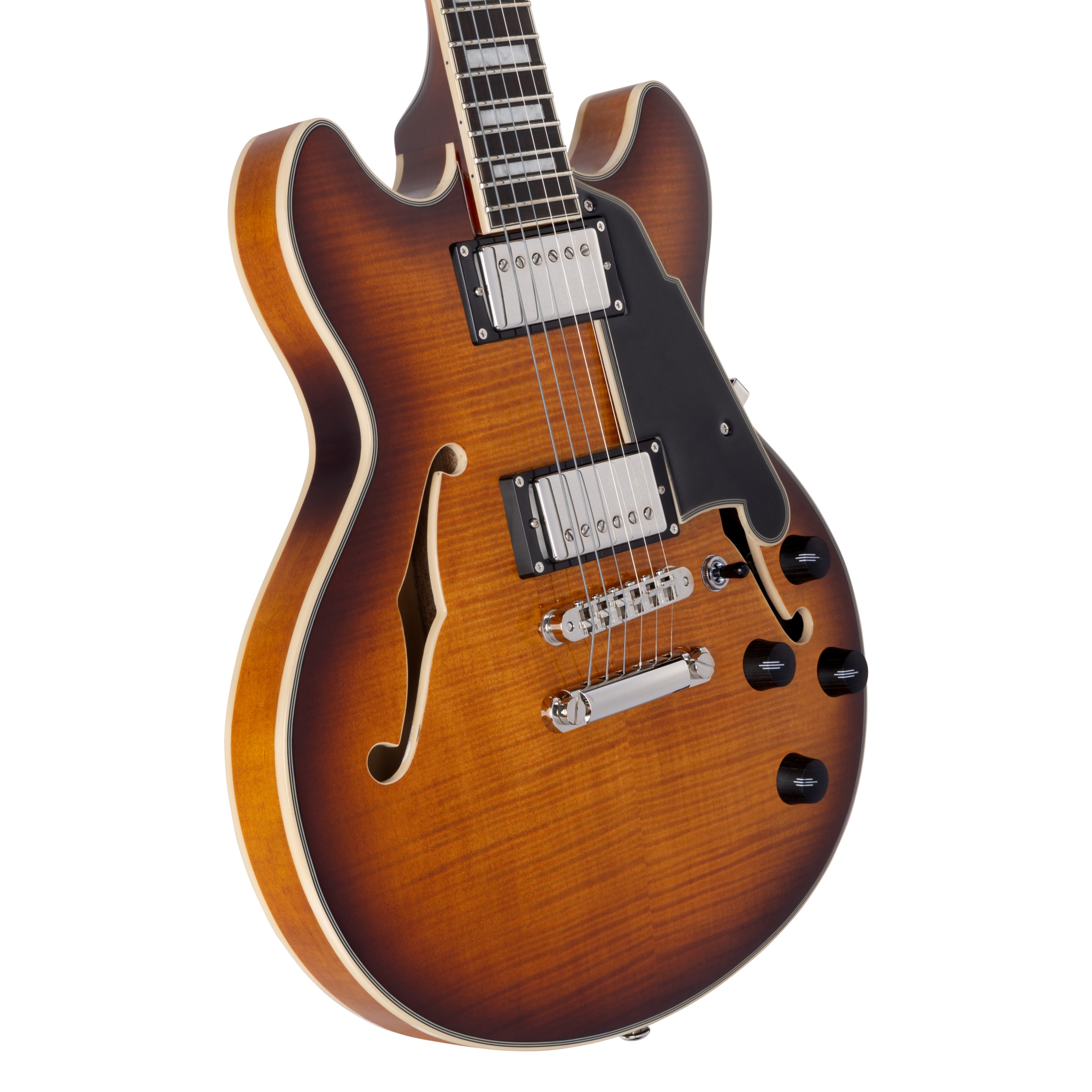 D'Angelico Premier Mini DC Double Cutaway Stop-Bar Tailpie CE Dark ICE (obrázek 4)