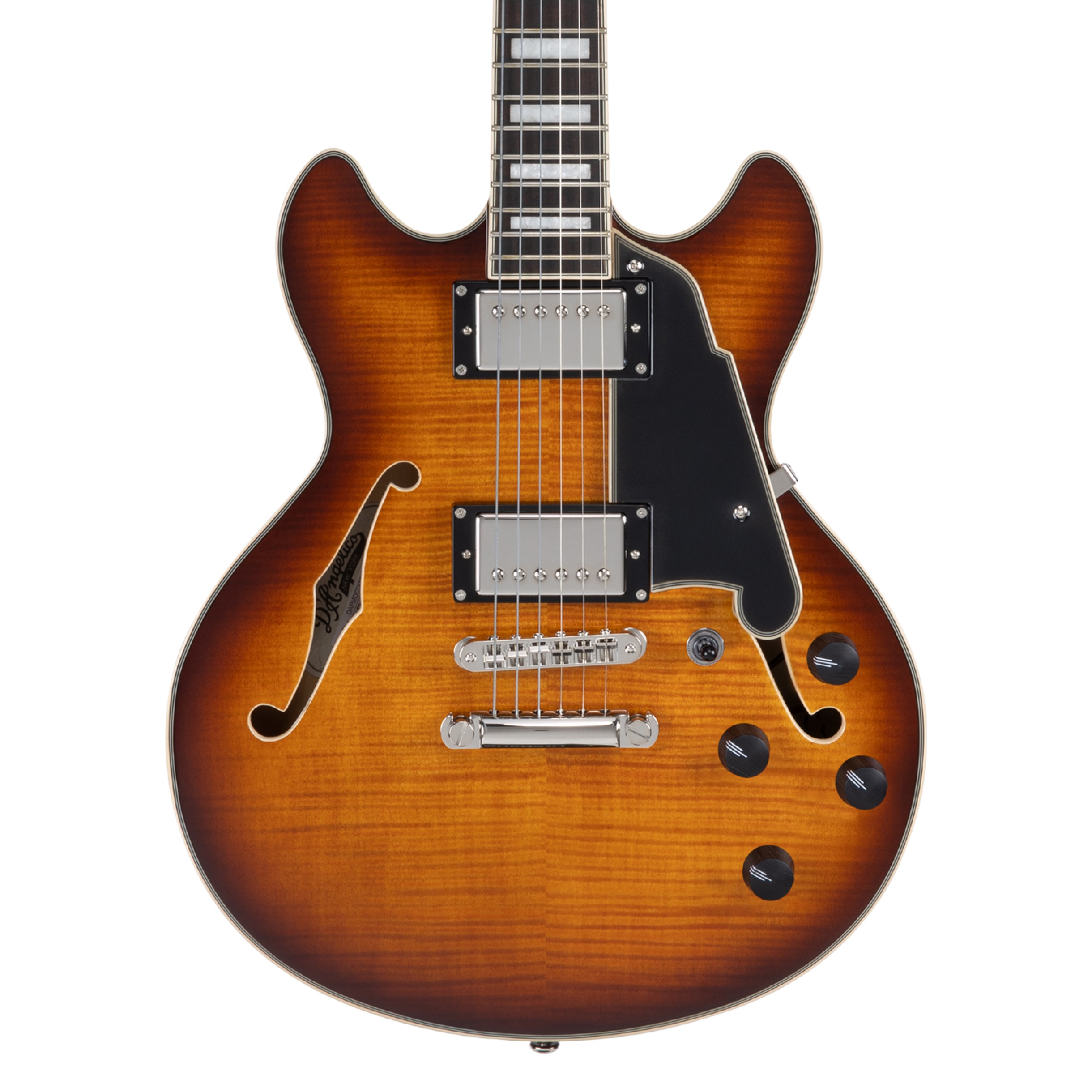 D'Angelico Premier Mini DC Double Cutaway Stop-Bar Tailpie CE Dark ICE (obrázek 5)