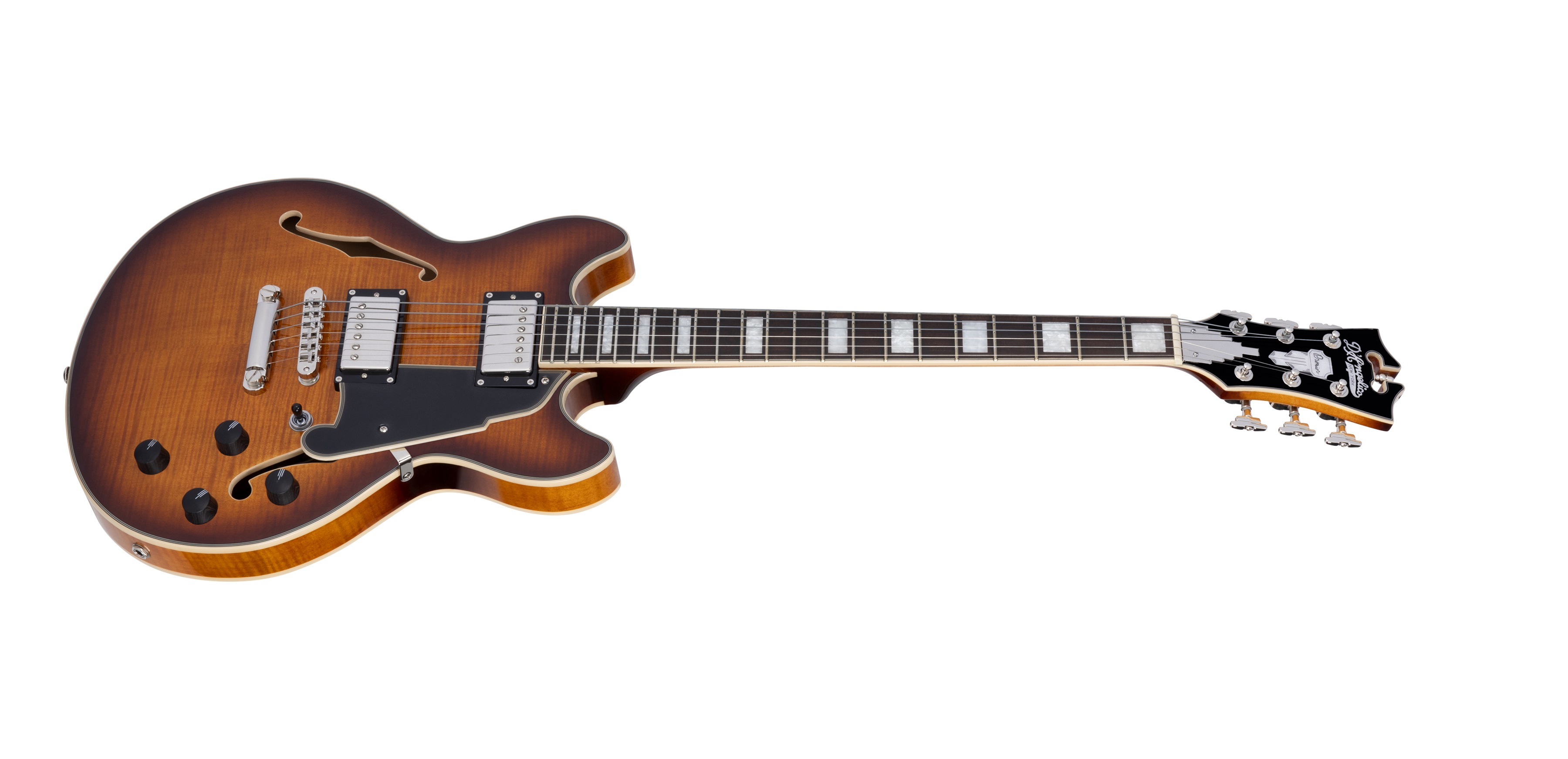D'Angelico Premier Mini DC Double Cutaway Stop-Bar Tailpie CE Dark ICE (obrázek 3)