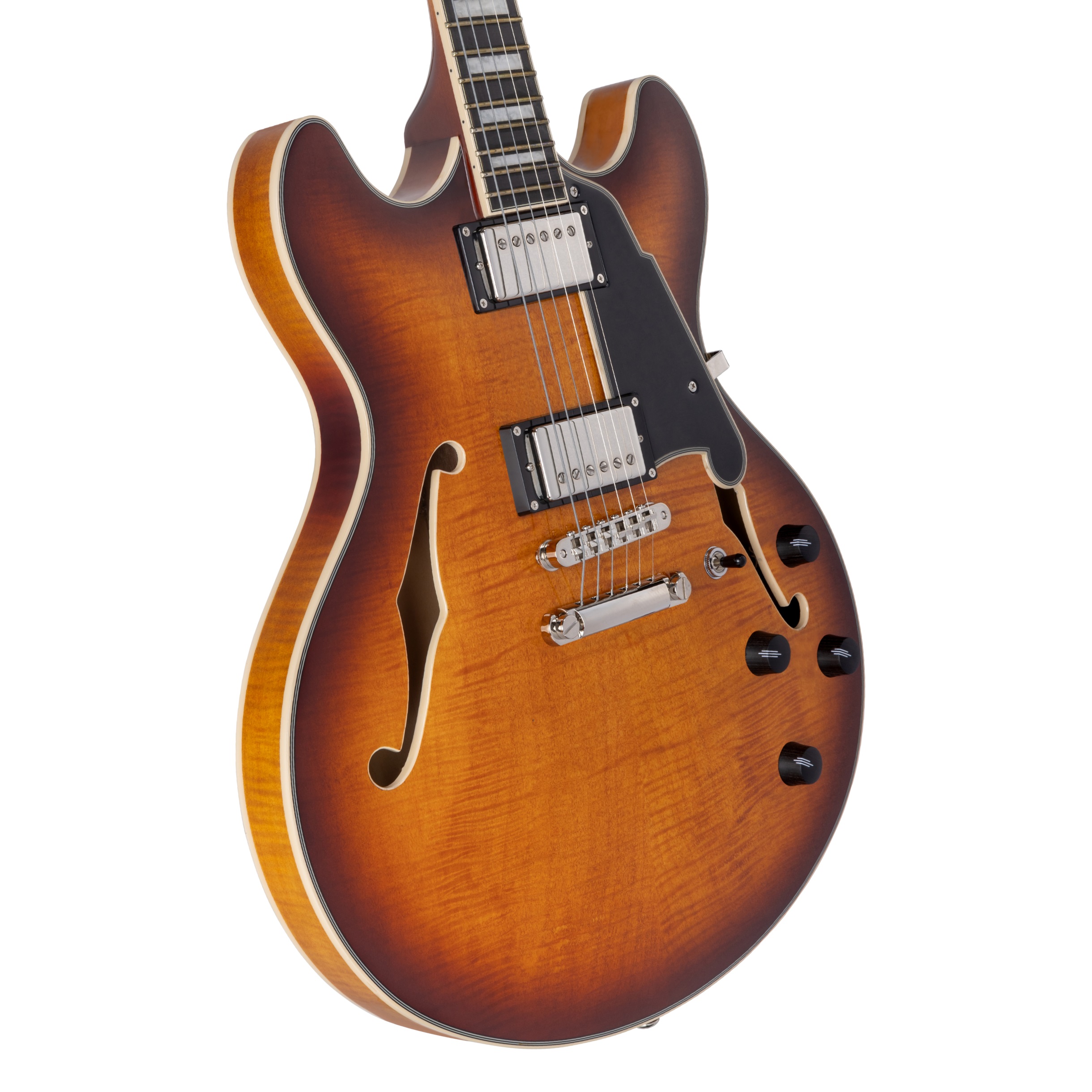 D'Angelico Premier DC Double Cutaway Stop-Bar Tailpie CE Dark ICEd Tea (obrázek 4)