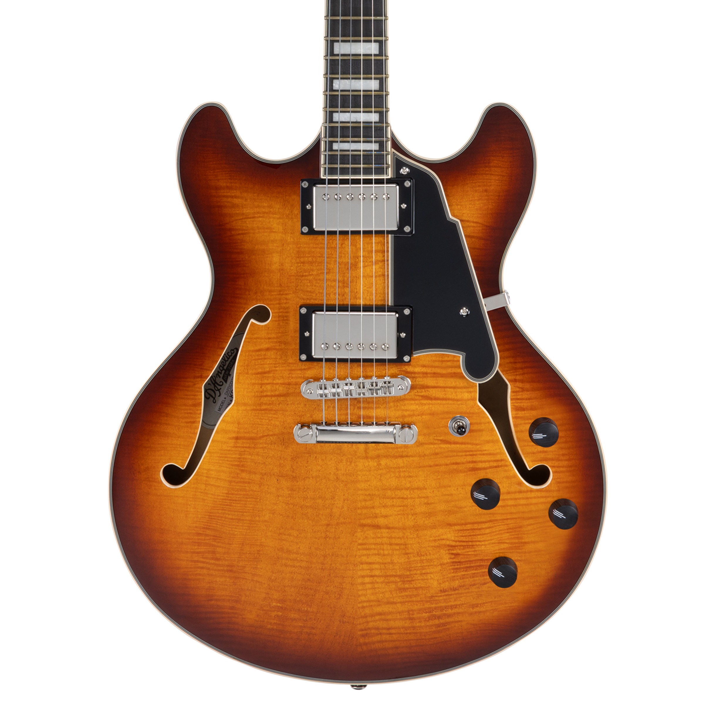 D'Angelico Premier DC Double Cutaway Stop-Bar Tailpie CE Dark ICEd Tea (obrázek 5)