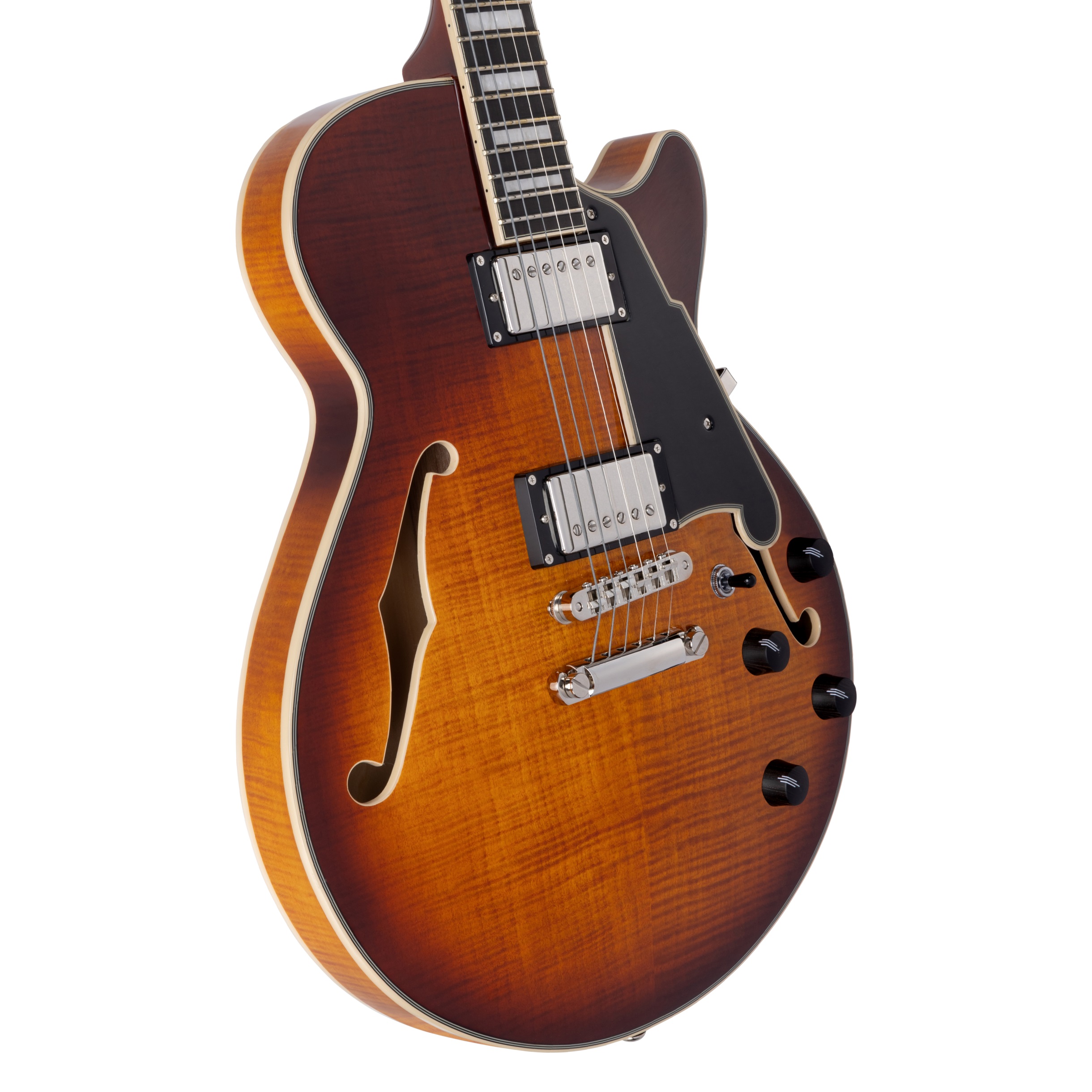 D'Angelico Premier SS Single Cutaway Stop-Bar Tailpie CE Dark ICEd Tea (obrázek 4)