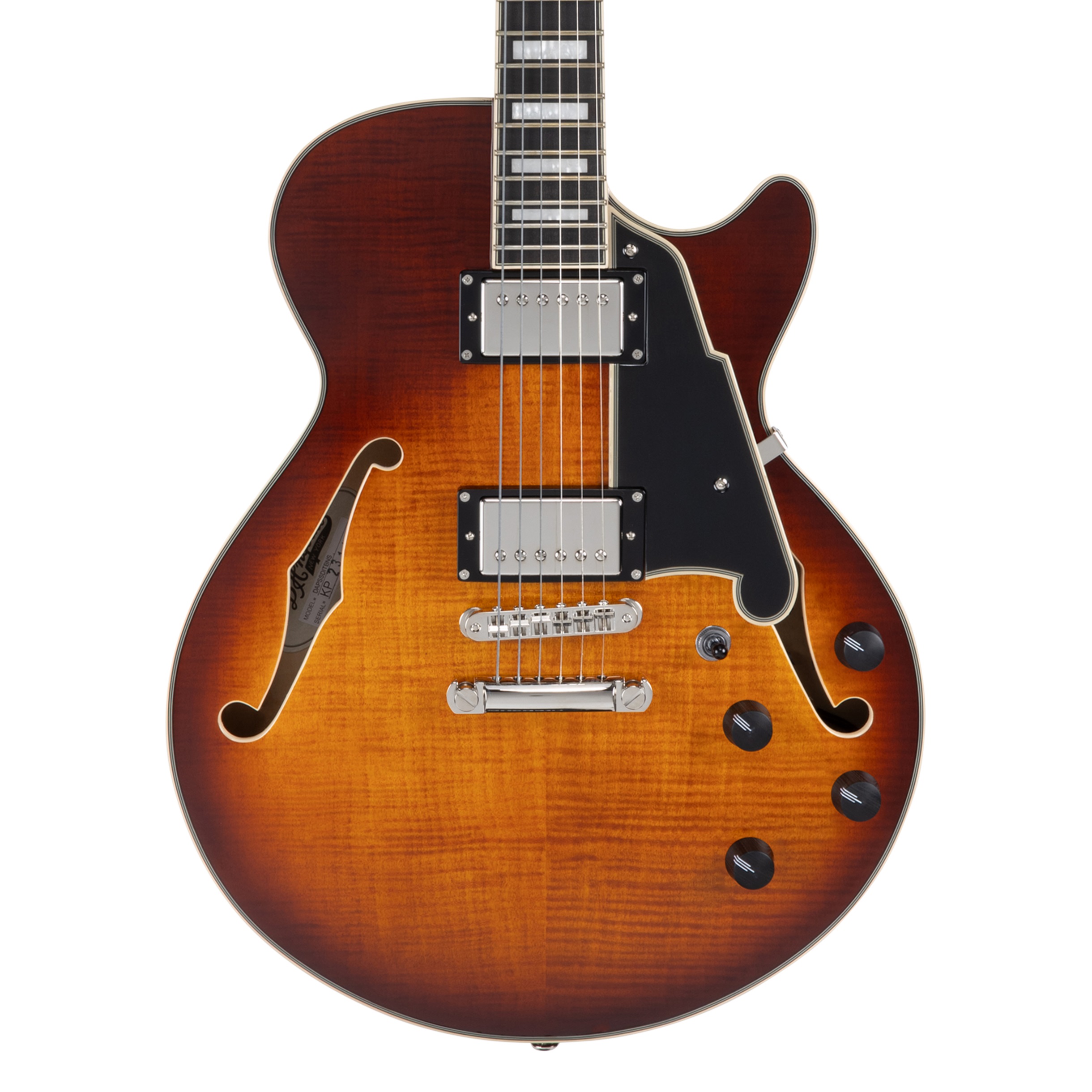 D'Angelico Premier SS Single Cutaway Stop-Bar Tailpie CE Dark ICEd Tea (obrázek 5)