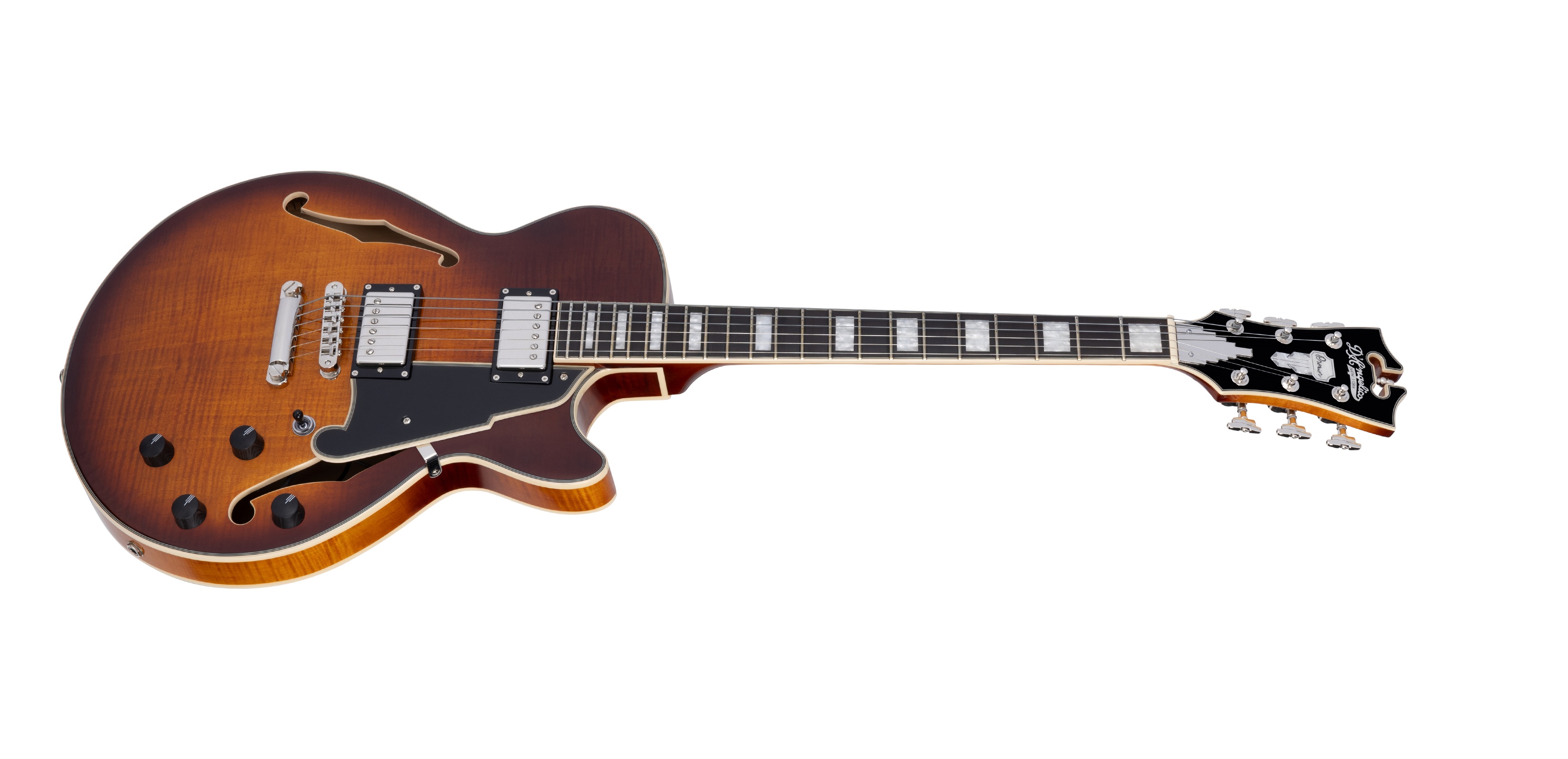 D'Angelico Premier SS Single Cutaway Stop-Bar Tailpie CE Dark ICEd Tea (obrázek 3)