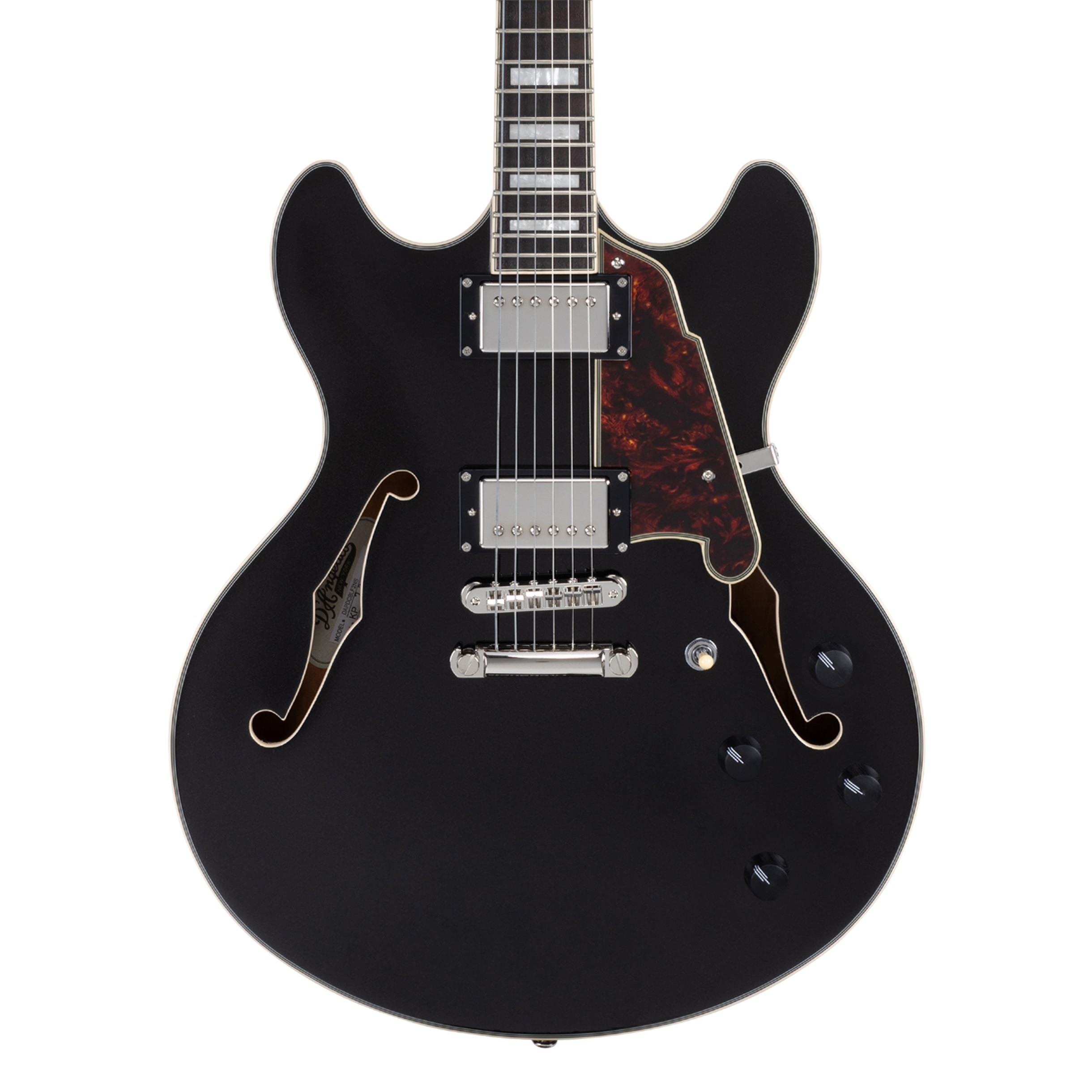 D'Angelico Premier DC Double Cutaway Stop-Bar Tailpie CE Black Flake (obrázek 5)