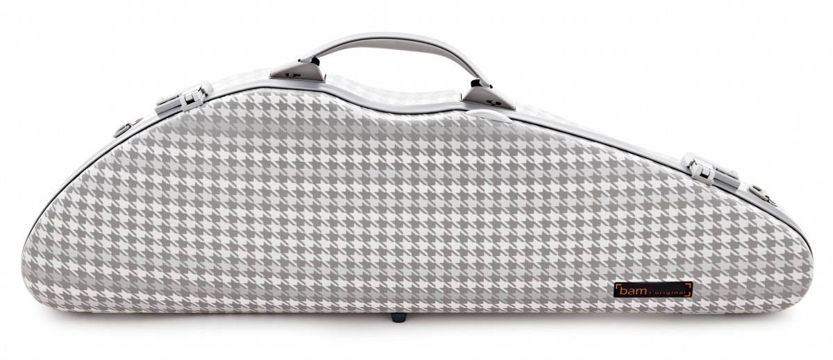 Levně Bam CABOURG Hightech Slim Violin Case Silver