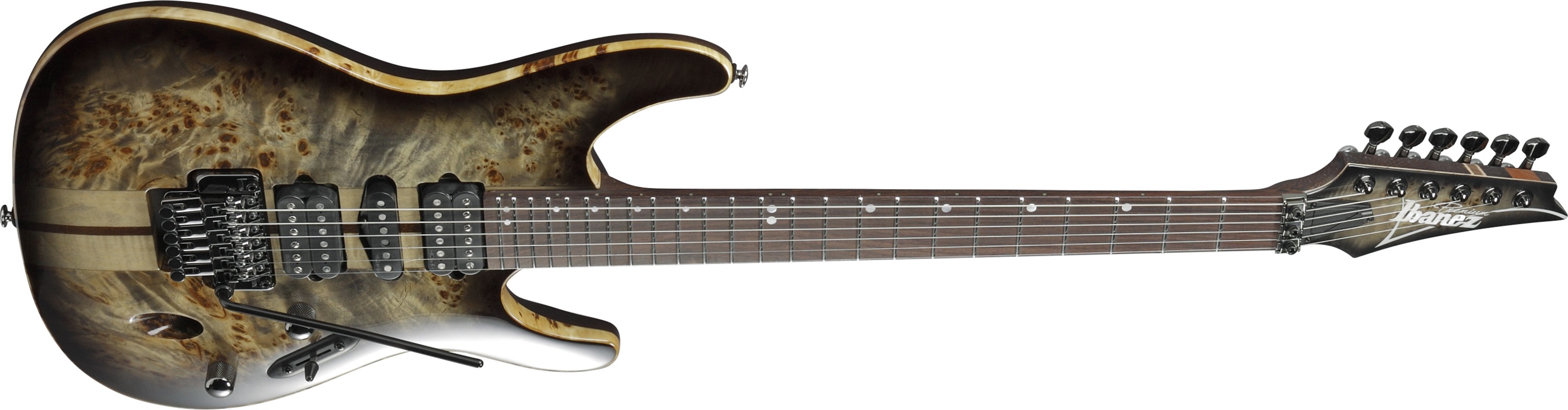 Ibanez S1070PBZ Charcoal Black Burst (obrázek 3)