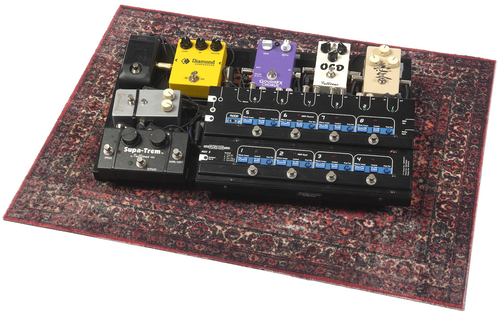 DRUMnBASE Vintage Persian Pedal&Amp Original Red (obrázek 5)