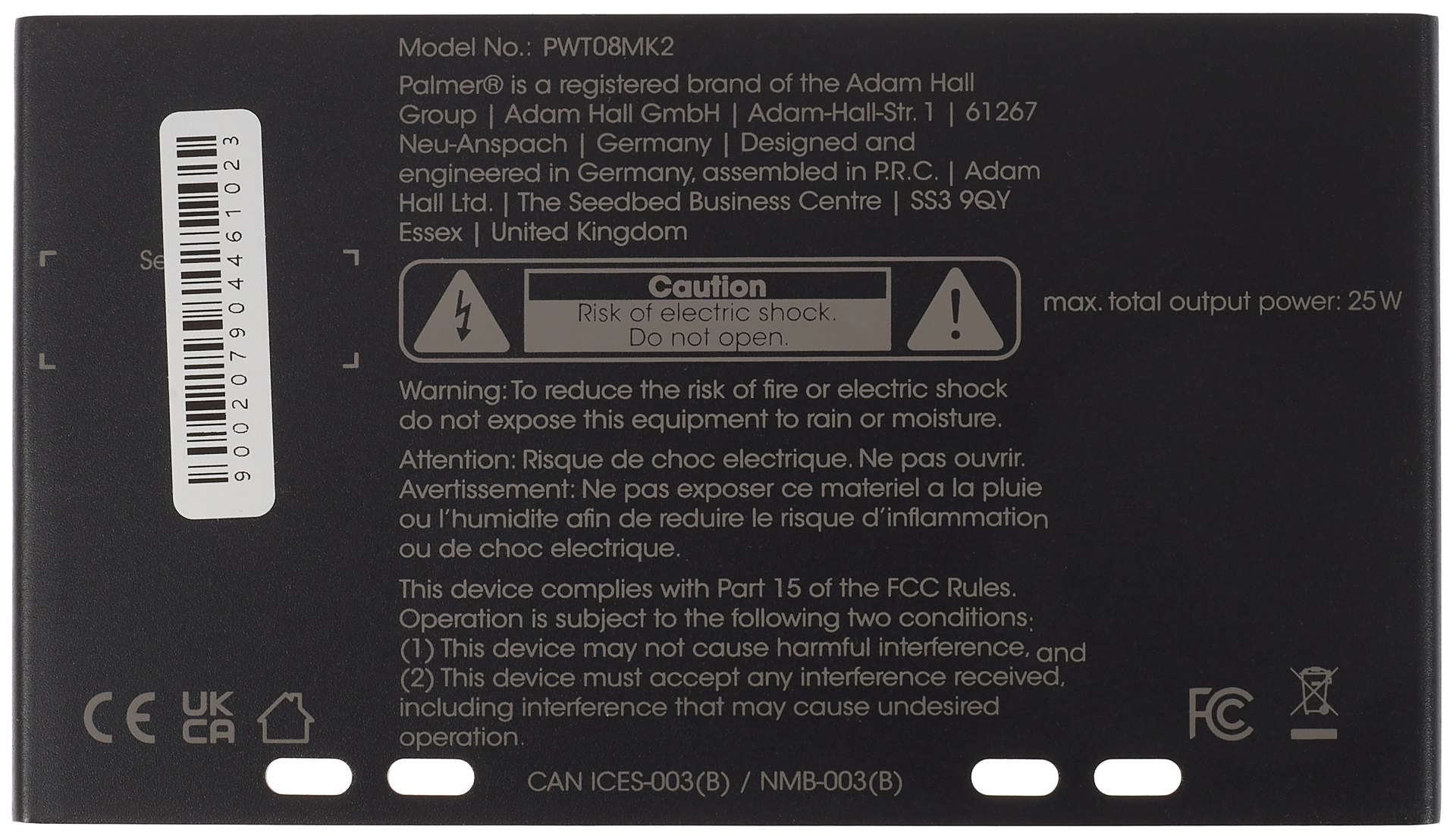 Palmer PWT 08 MK2 (obrázek 6)