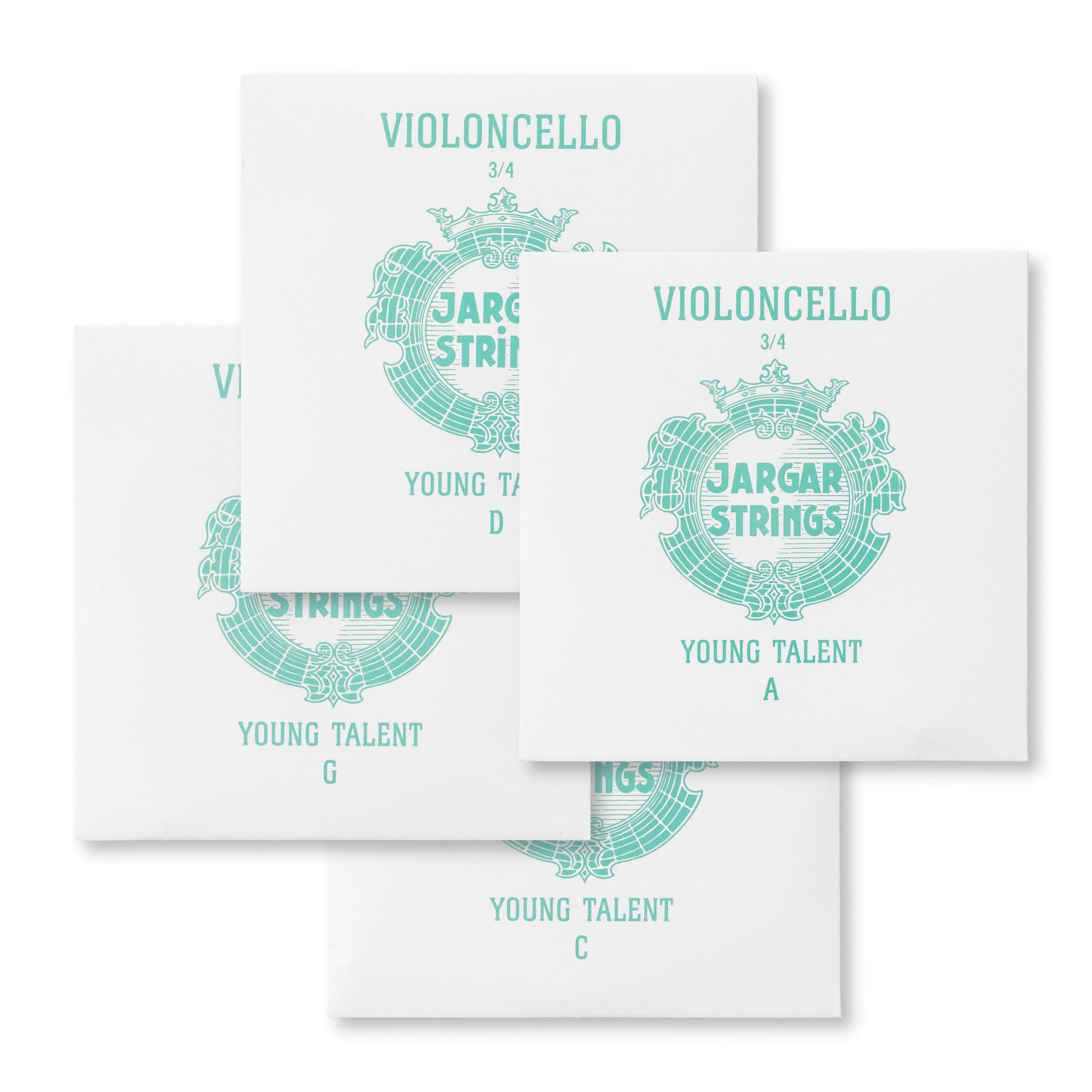 Jargar Violoncello Young Talent 3/4, Blue, Ball, Set (obrázek 3)