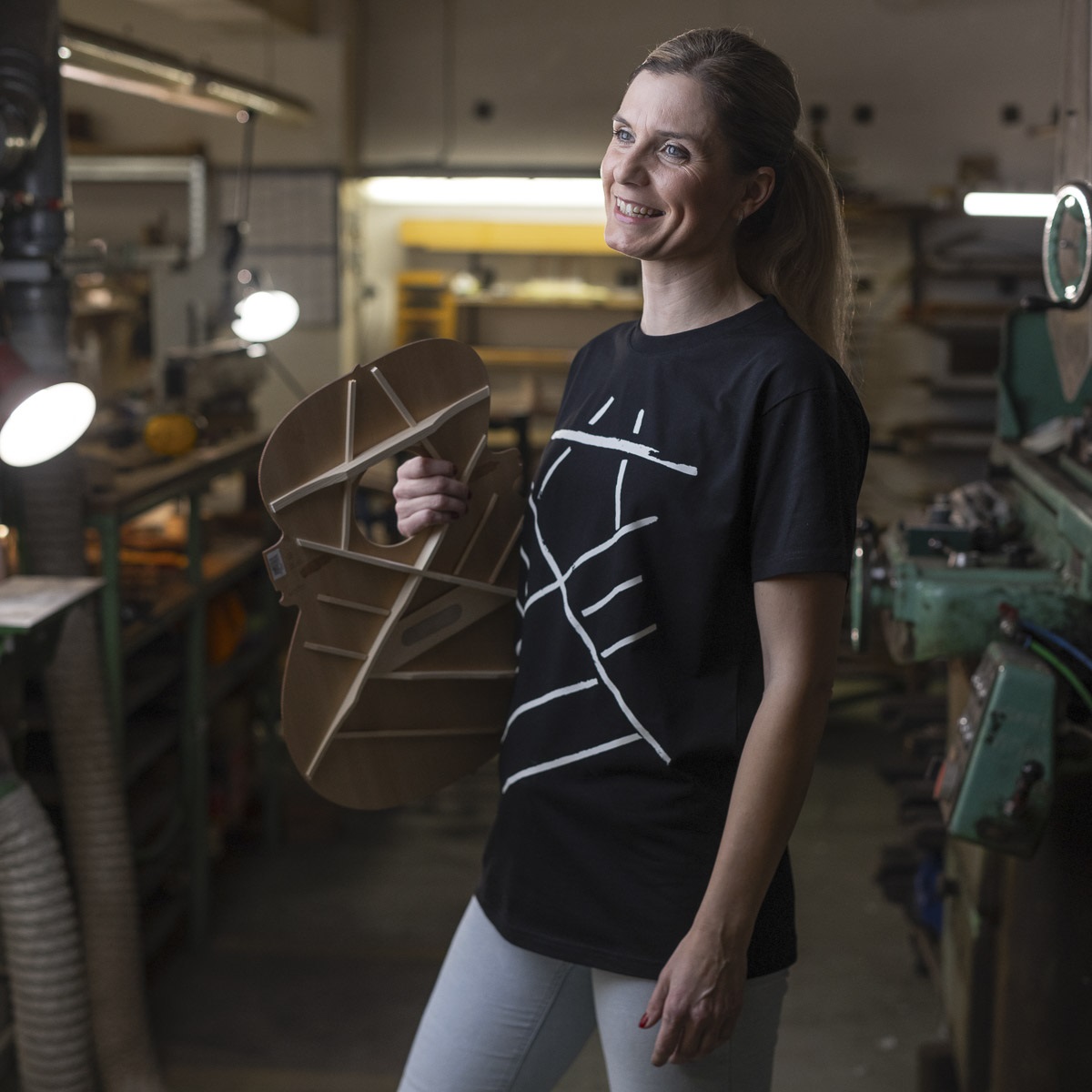 Furch Black T-shirt print bracing L (obrázek 12)