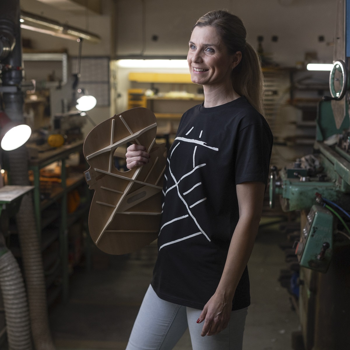 Furch Black T-shirt print bracing L (obrázek 13)