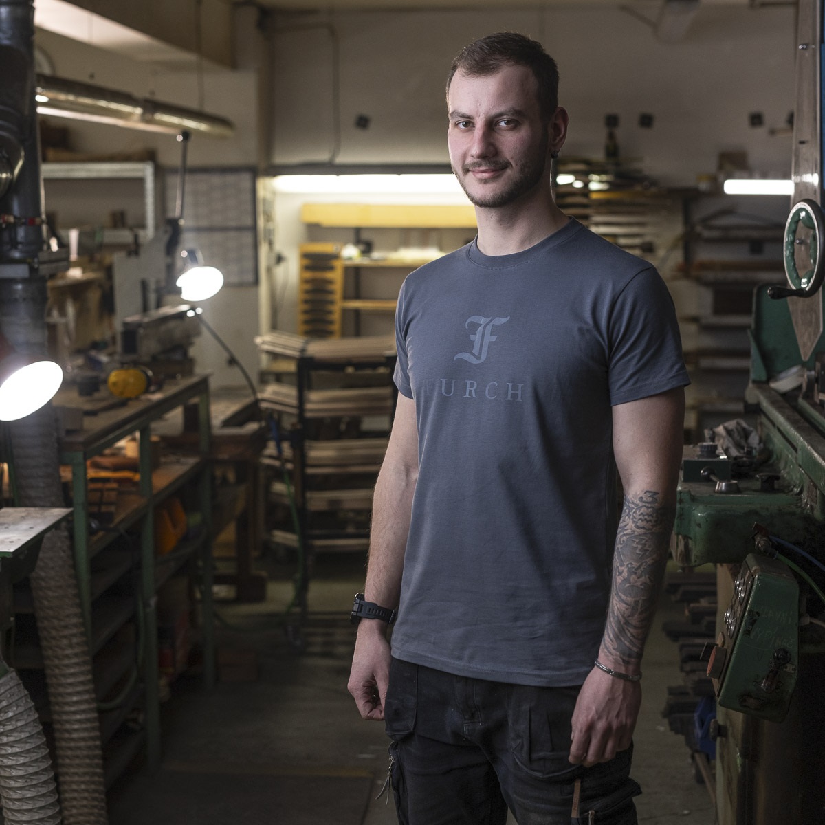 Furch Grey T-shirt XXL (obrázek 4)