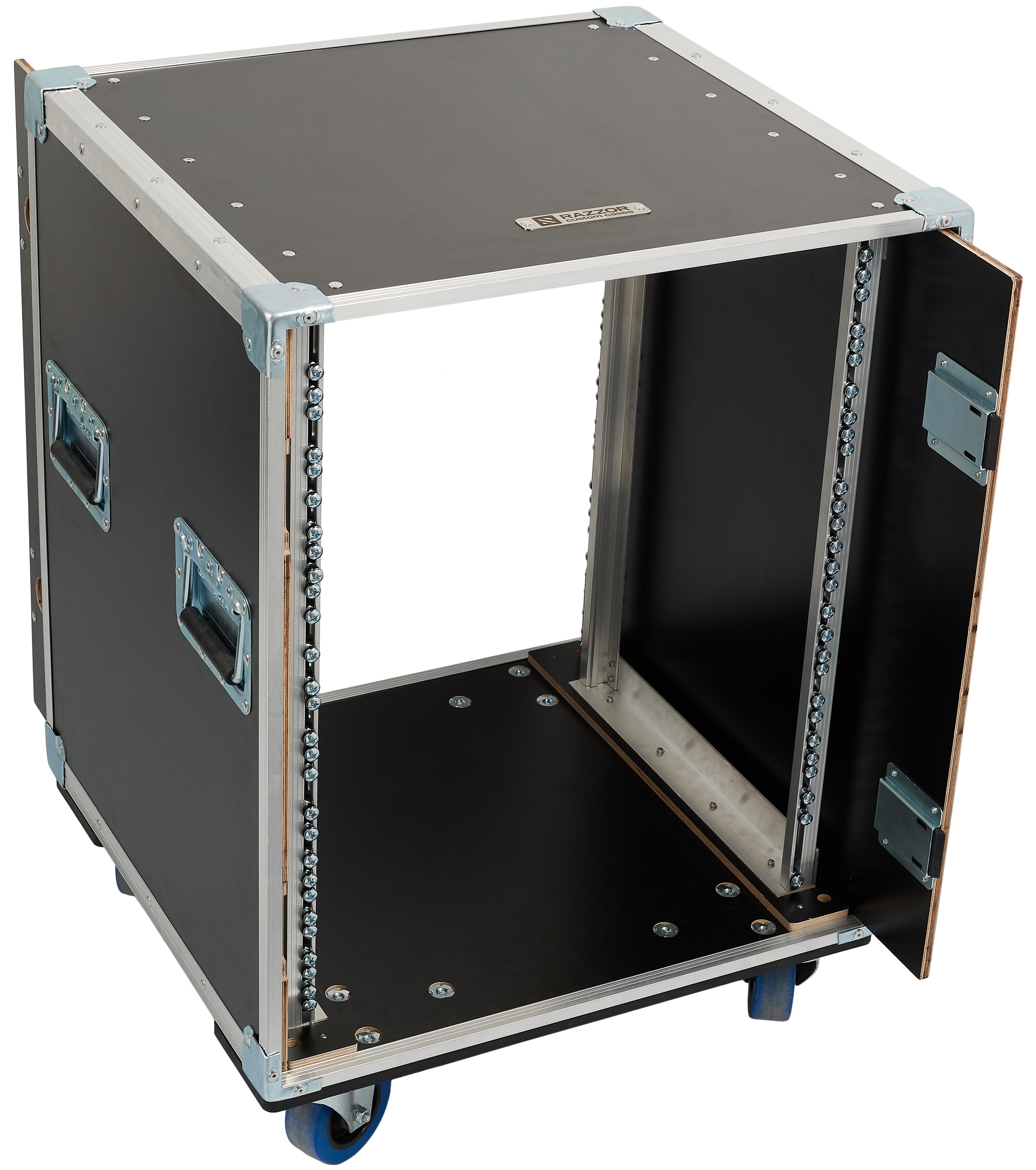 Razzor Cases 14U sliding door rack 390 wheels (obrázek 4)