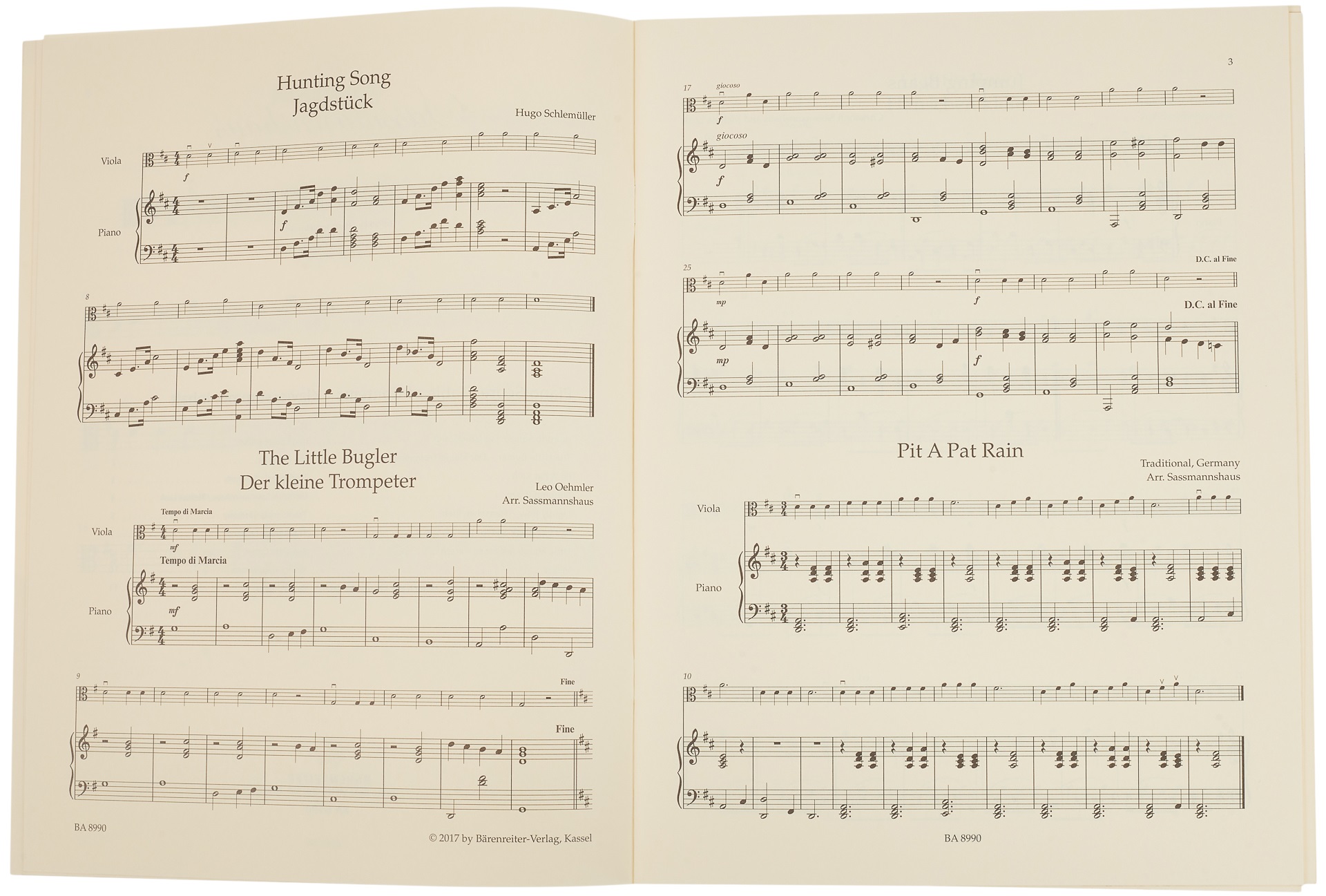MS Viola Recital Album, svazek 1 (obrázek 4)