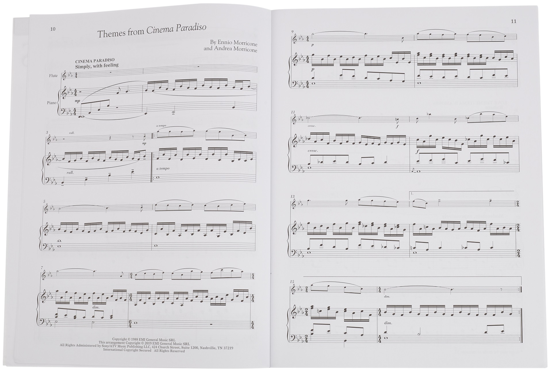 MS Movie Themes for Classical Players - Flute (obrázek 4)