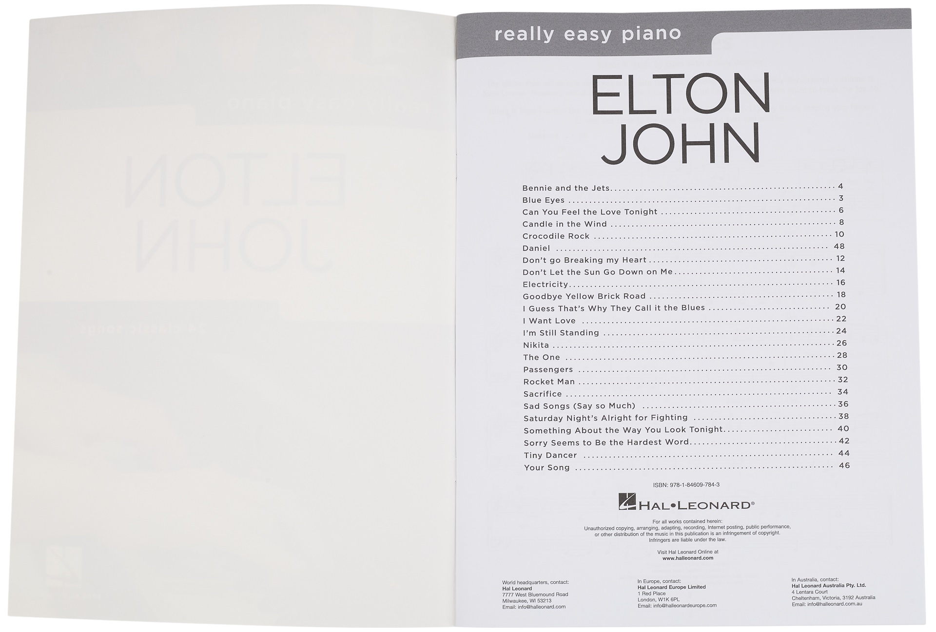 MS Really Easy Piano: Elton John (obrázek 3)