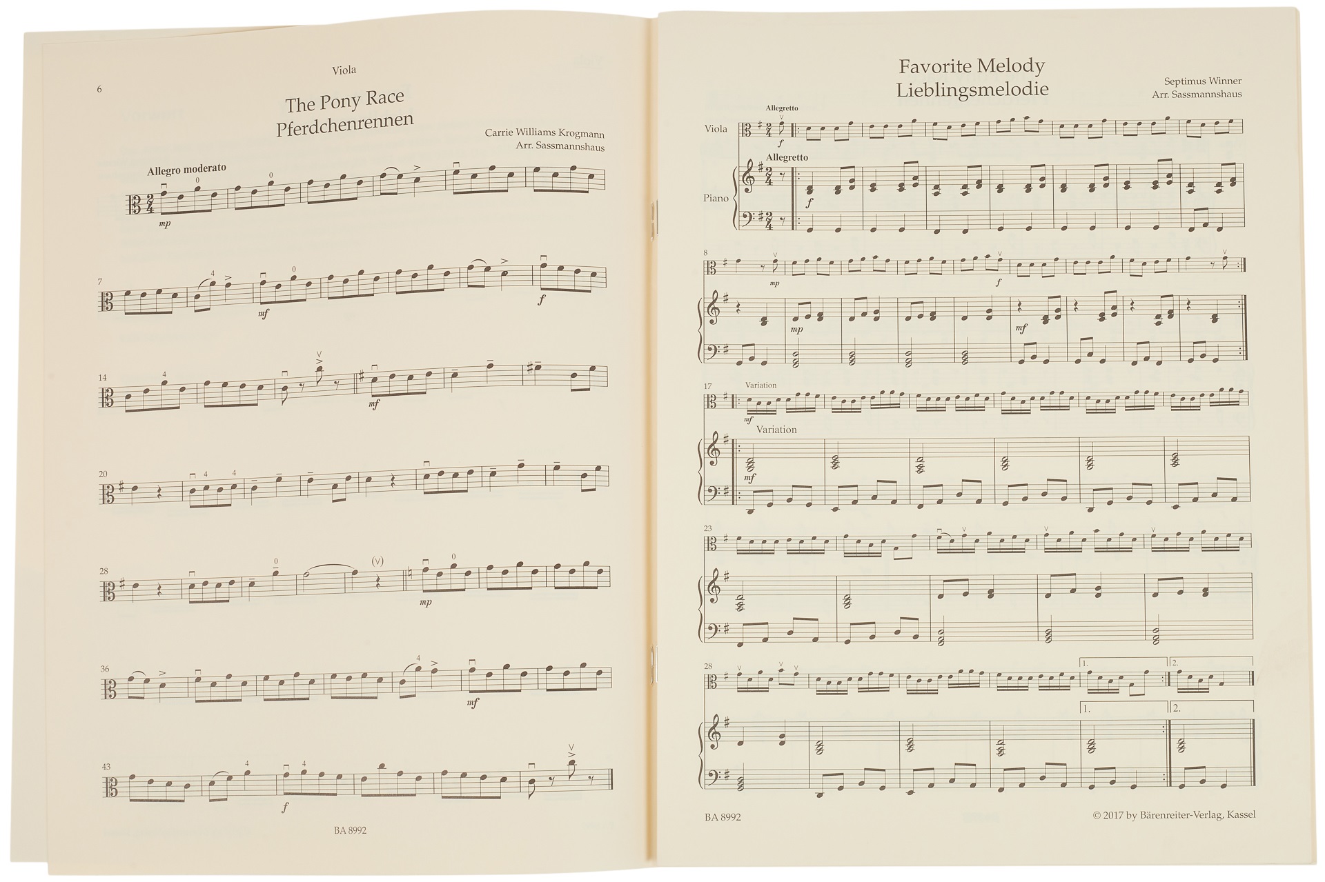 MS Viola Recital Album, svazek 3 (obrázek 4)
