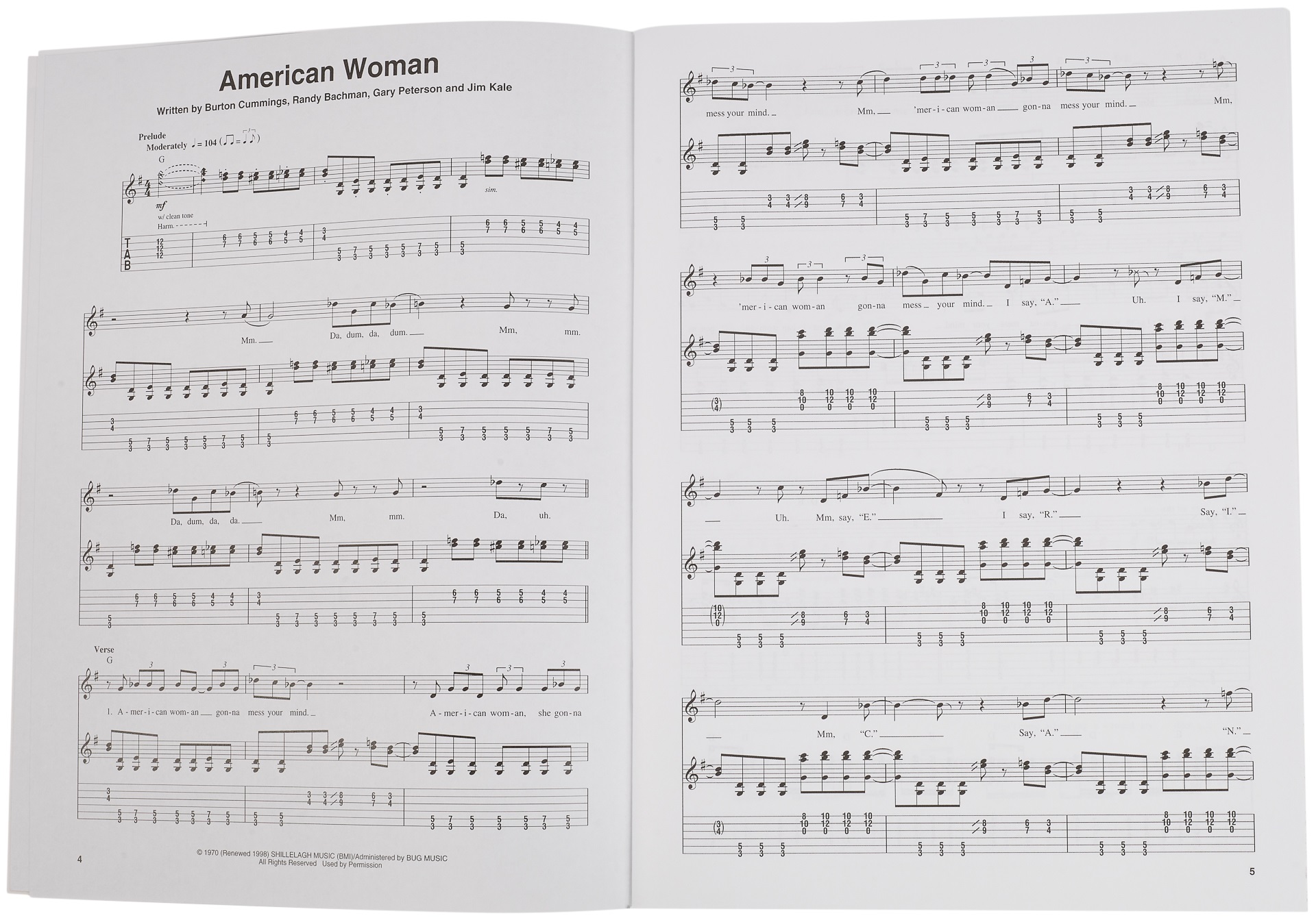 MS Guitar Play-Along: 1970s Rock (obrázek 4)