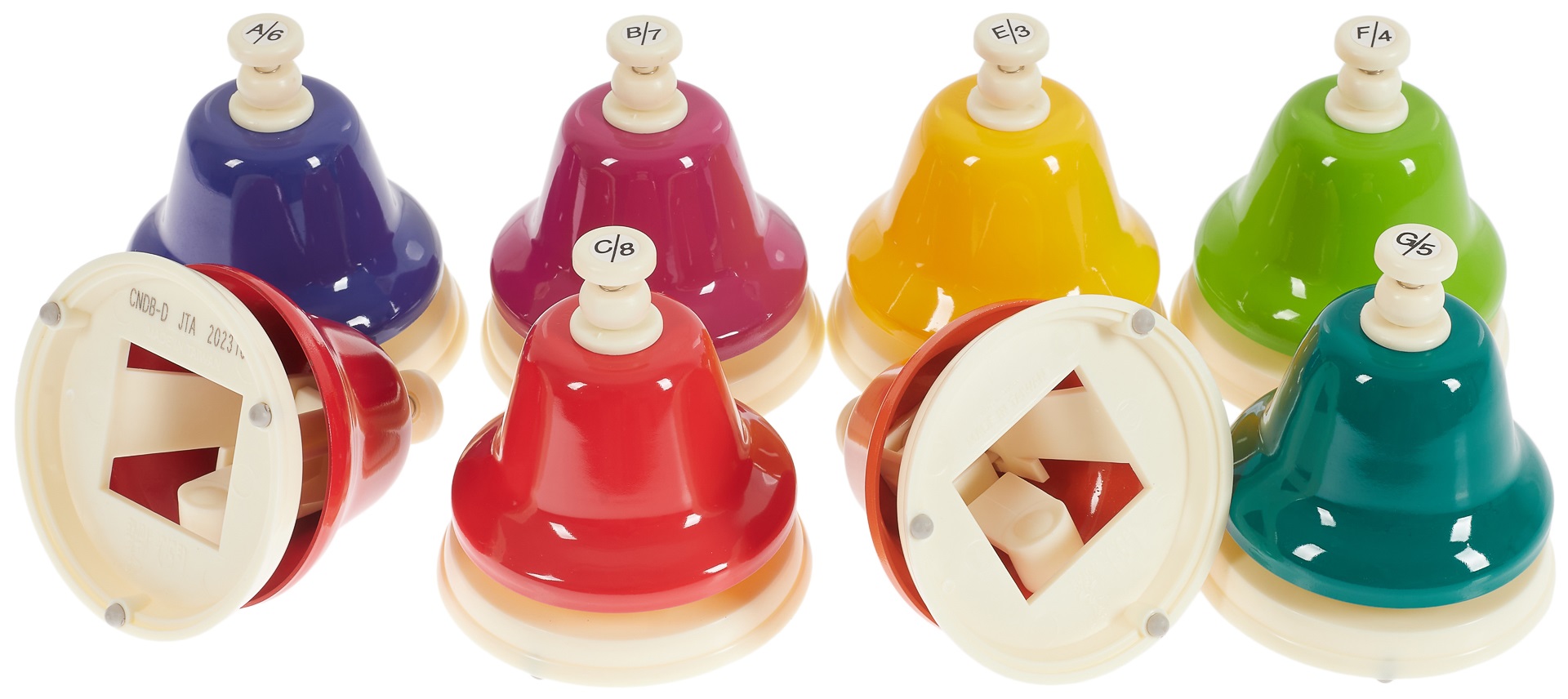 Boomwhackers Chroma-notes 8-Note C Major Diatonic Desk Bell Set CNDB-D (obrázek 3)