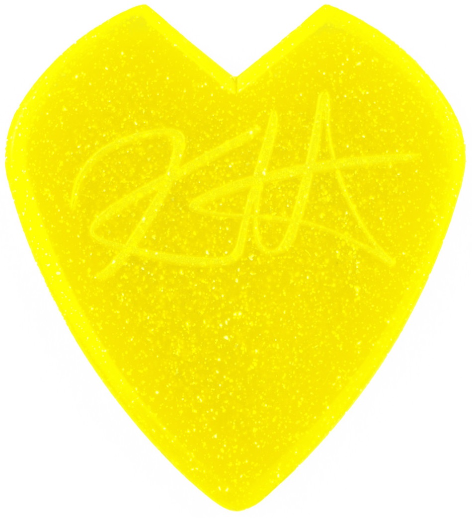 Dunlop Kirk Hammett Jazz III Yellow Glitter 6 Pack