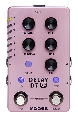 Mooer D7 X2 Delay (rozbalené)