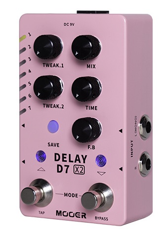 Mooer D7 X2 Delay (obrázek 3)