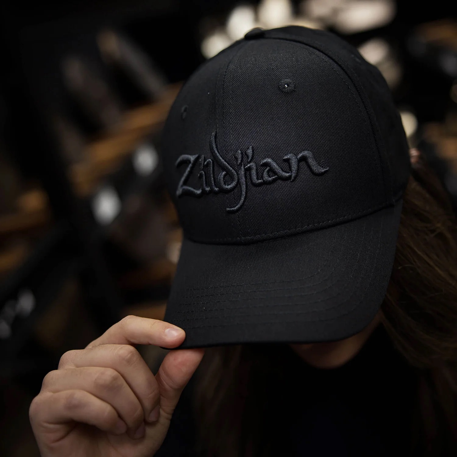 Zildjian Blackout Stretch Fit Hat L/XL (obrázek 6)