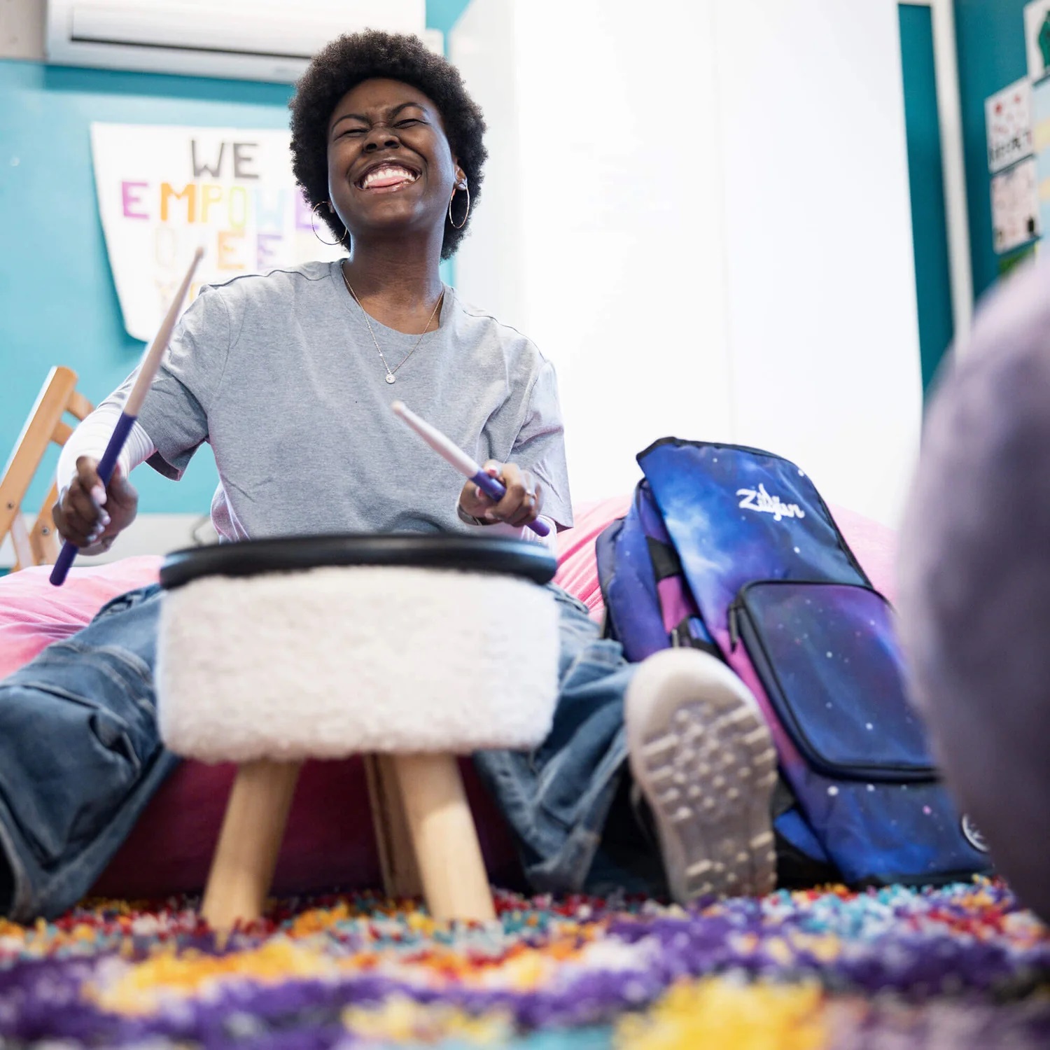 Zildjian Student Backpack Purple Galaxy (obrázek 9)