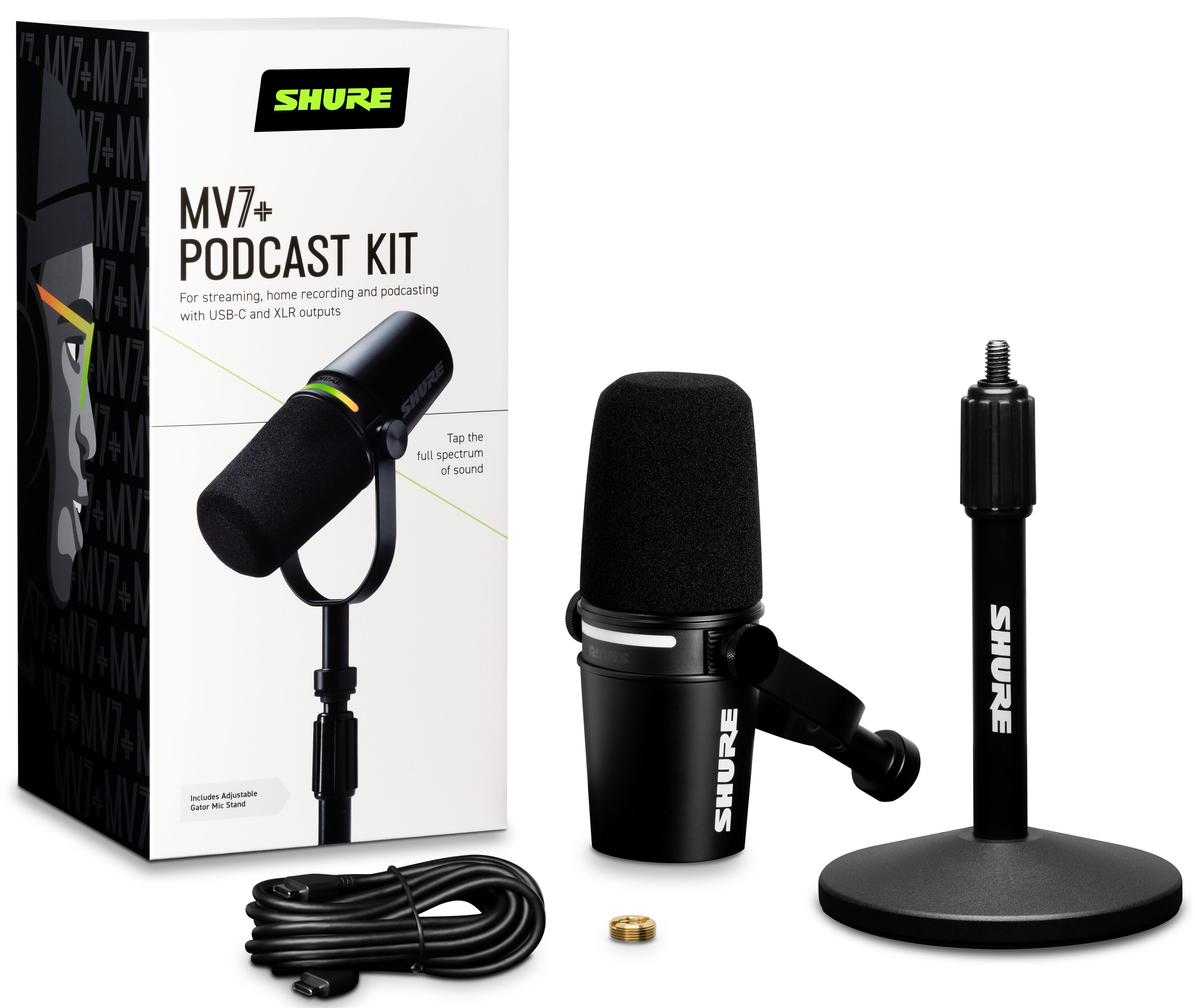 Shure MV7+ Podcast Kit (obrázek 4)